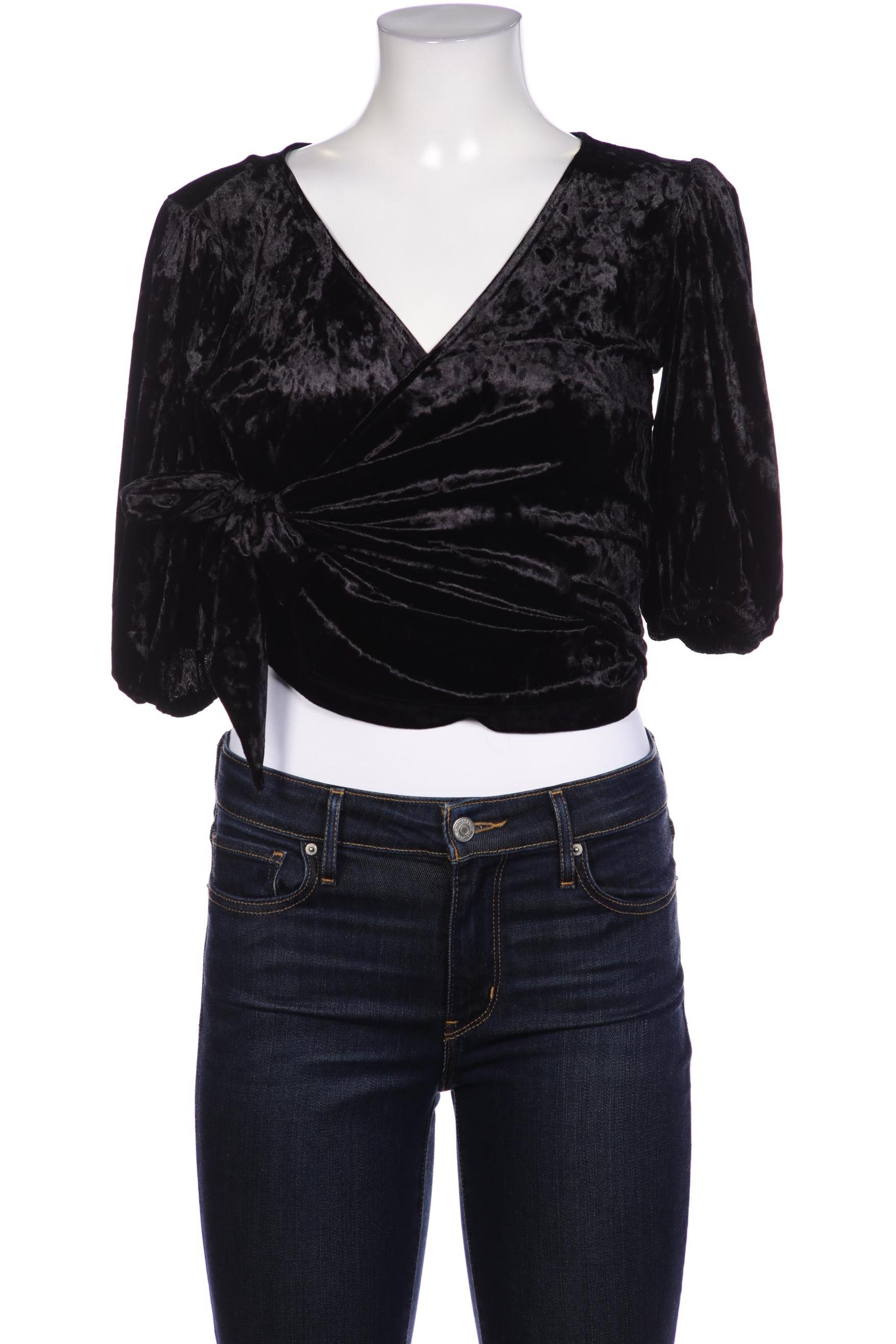 

Monki Damen Langarmshirt, schwarz, Gr. 38