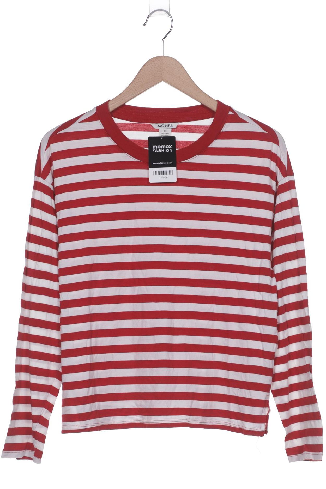 

Monki Damen Langarmshirt, weiß, Gr. 38