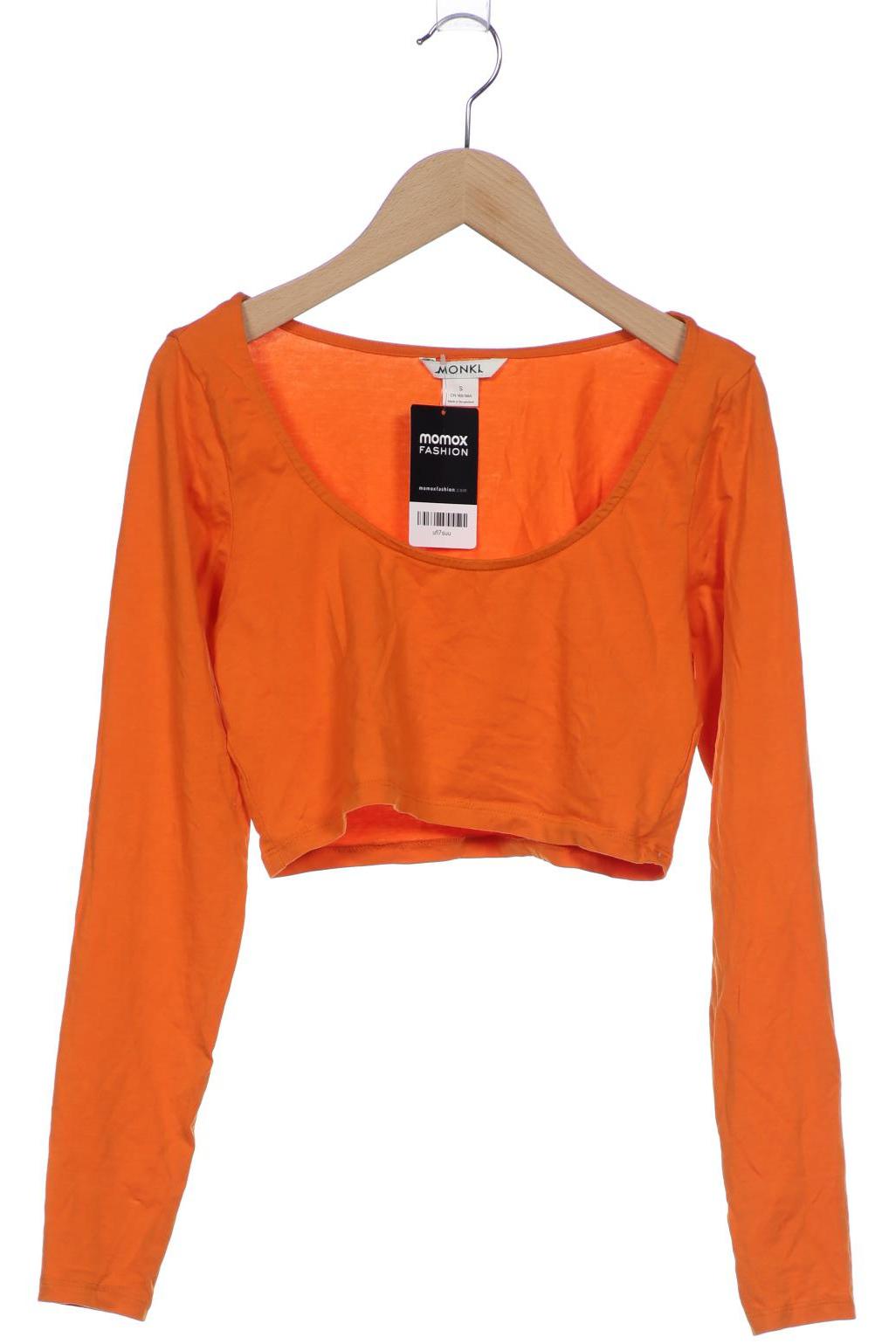 

Monki Damen Langarmshirt, orange, Gr. 36