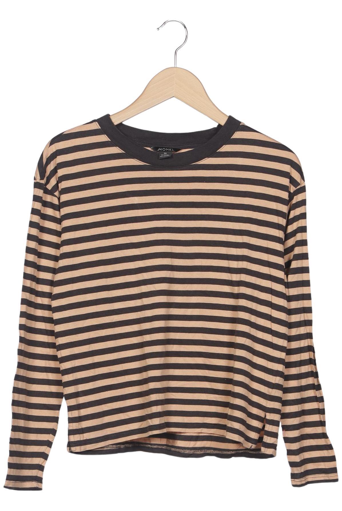 

Monki Damen Langarmshirt, mehrfarbig, Gr. 34