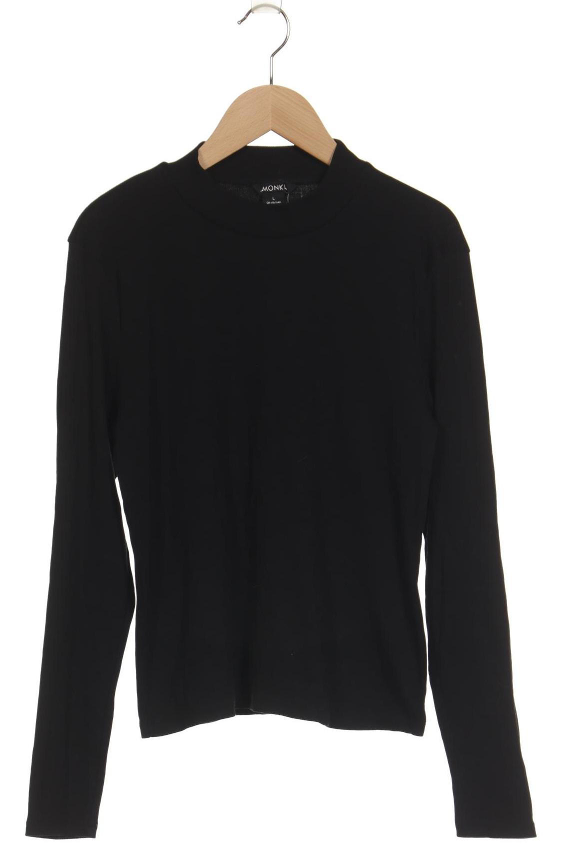 

Monki Damen Langarmshirt, schwarz, Gr. 42