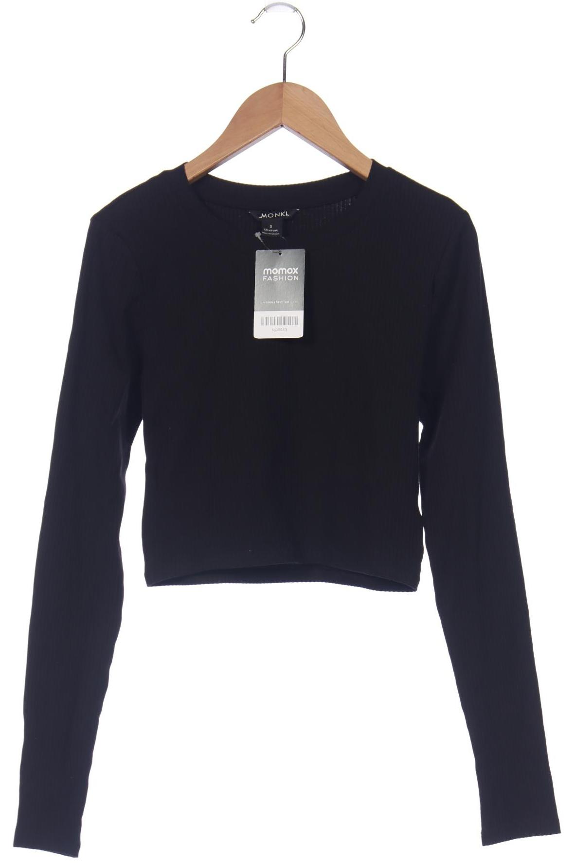 

MONKI Damen Langarmshirt, schwarz
