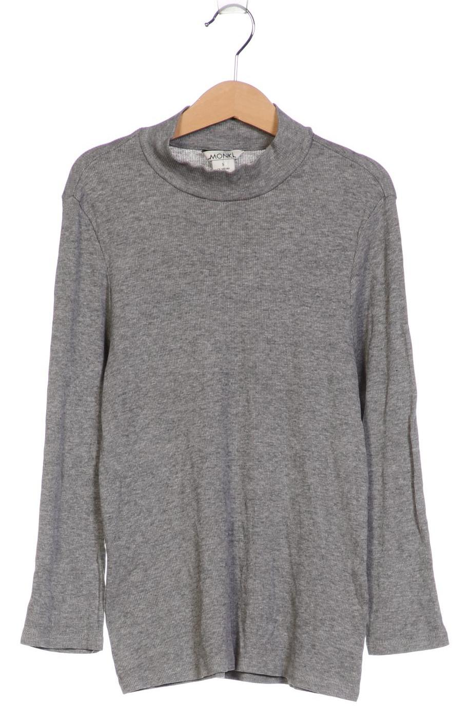 

Monki Damen Langarmshirt, grau, Gr. 36