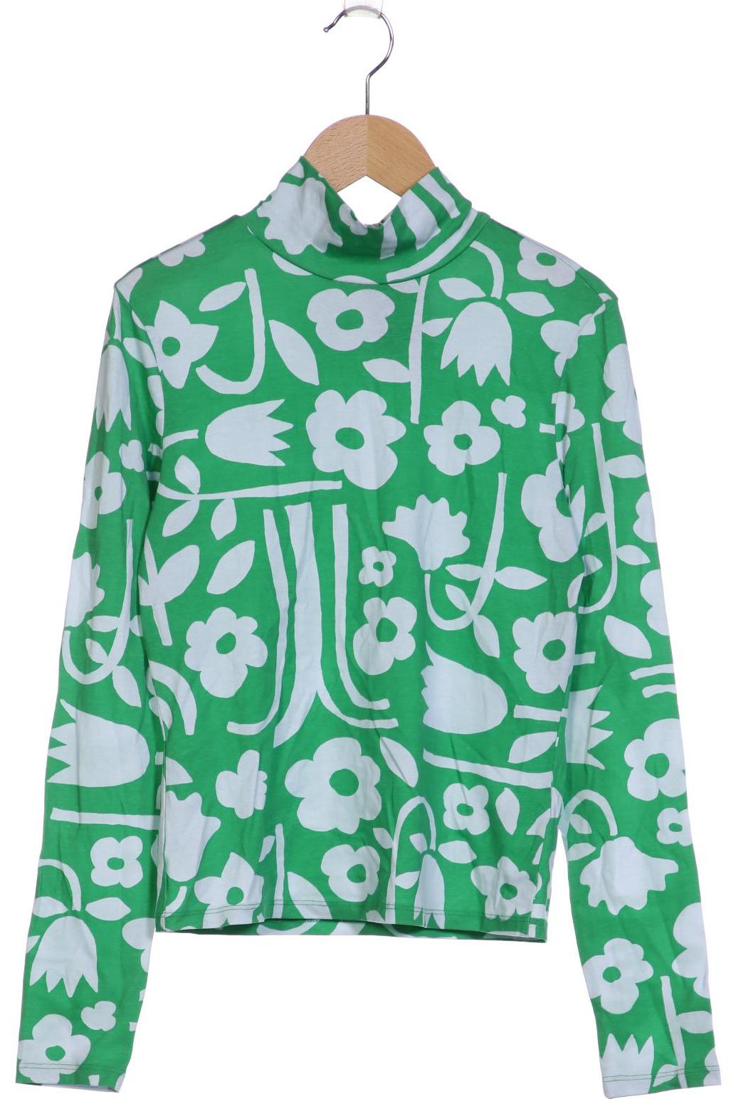 

Monki Damen Langarmshirt, grün, Gr. 36