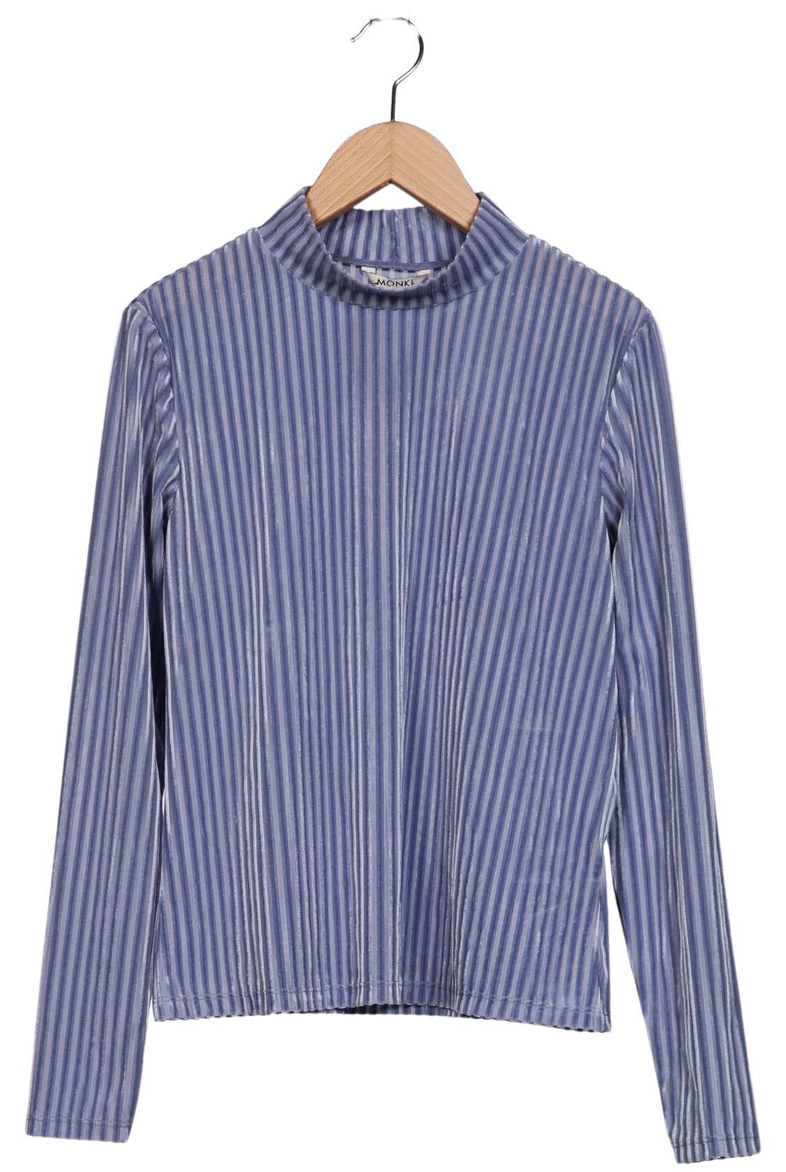 

Monki Damen Langarmshirt, hellblau, Gr. 38