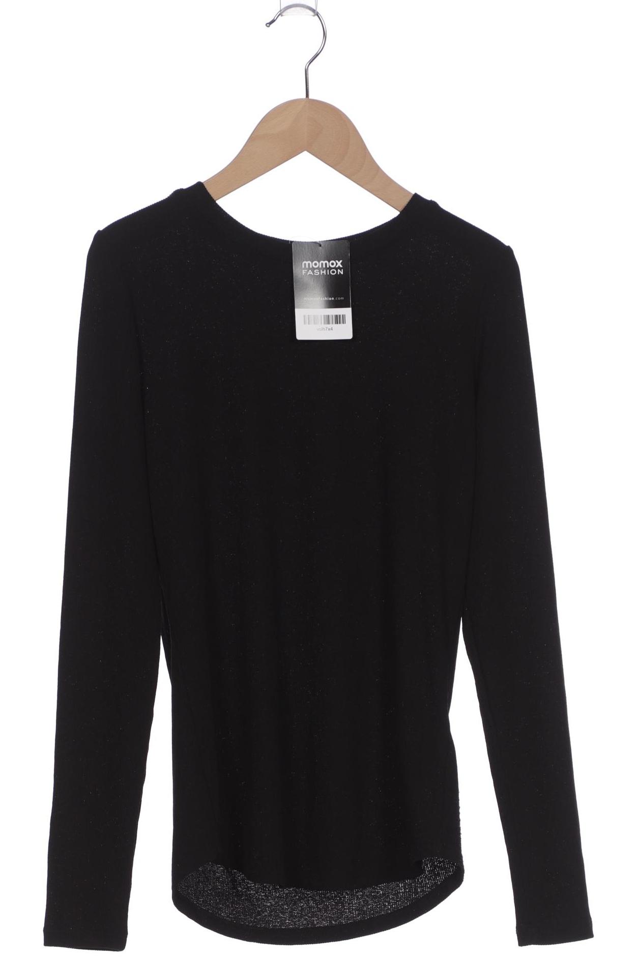 

Monki Damen Langarmshirt, schwarz, Gr. 38