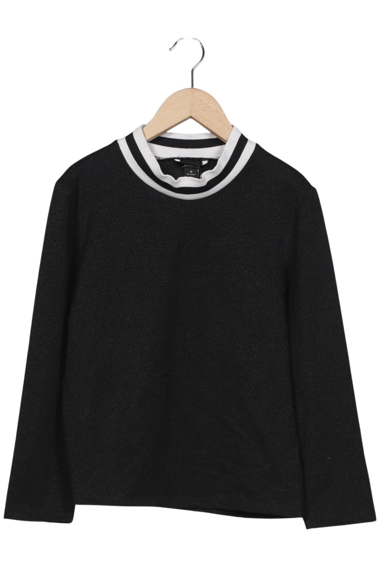 

Monki Damen Langarmshirt, schwarz, Gr. 38