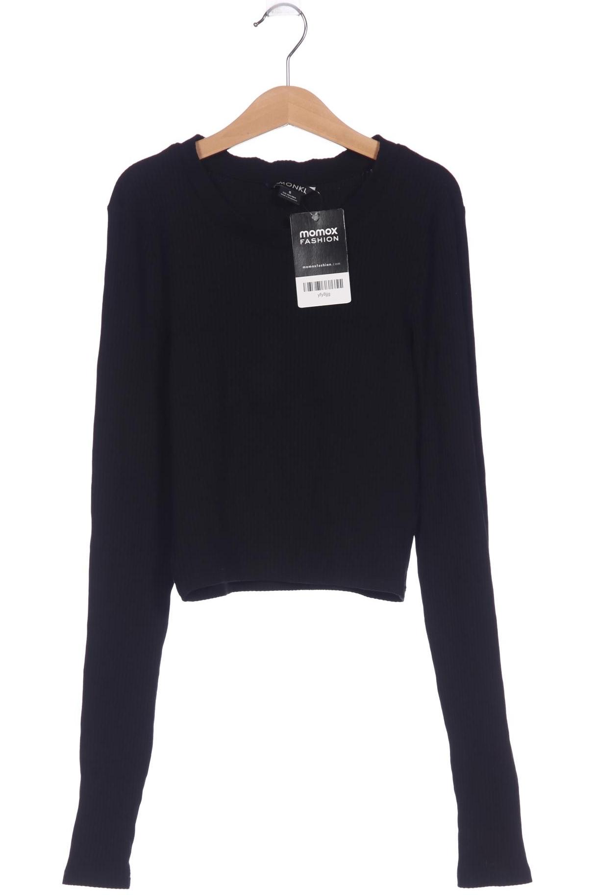 

Monki Damen Langarmshirt, schwarz, Gr. 36