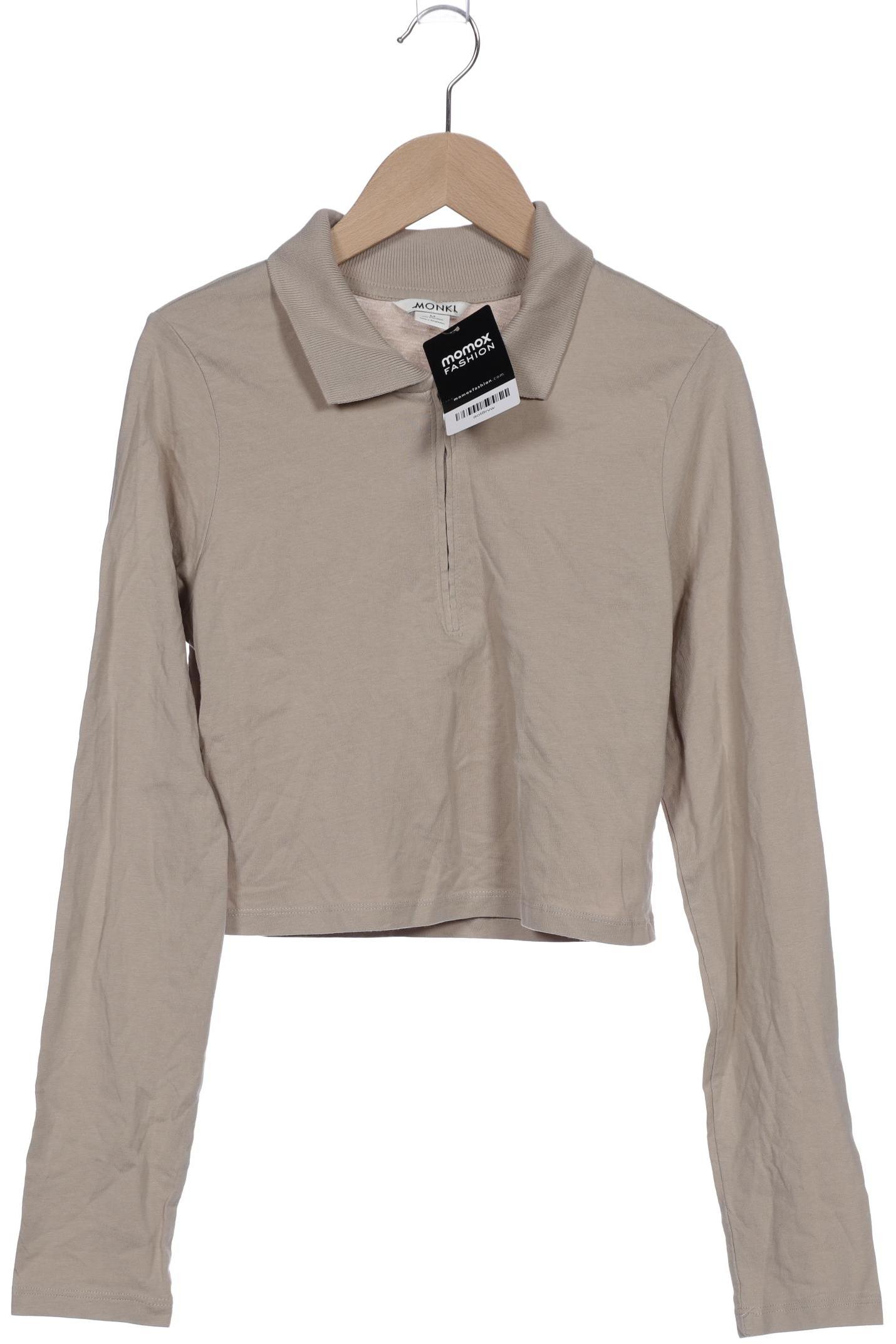 

Monki Damen Langarmshirt, beige, Gr. 38