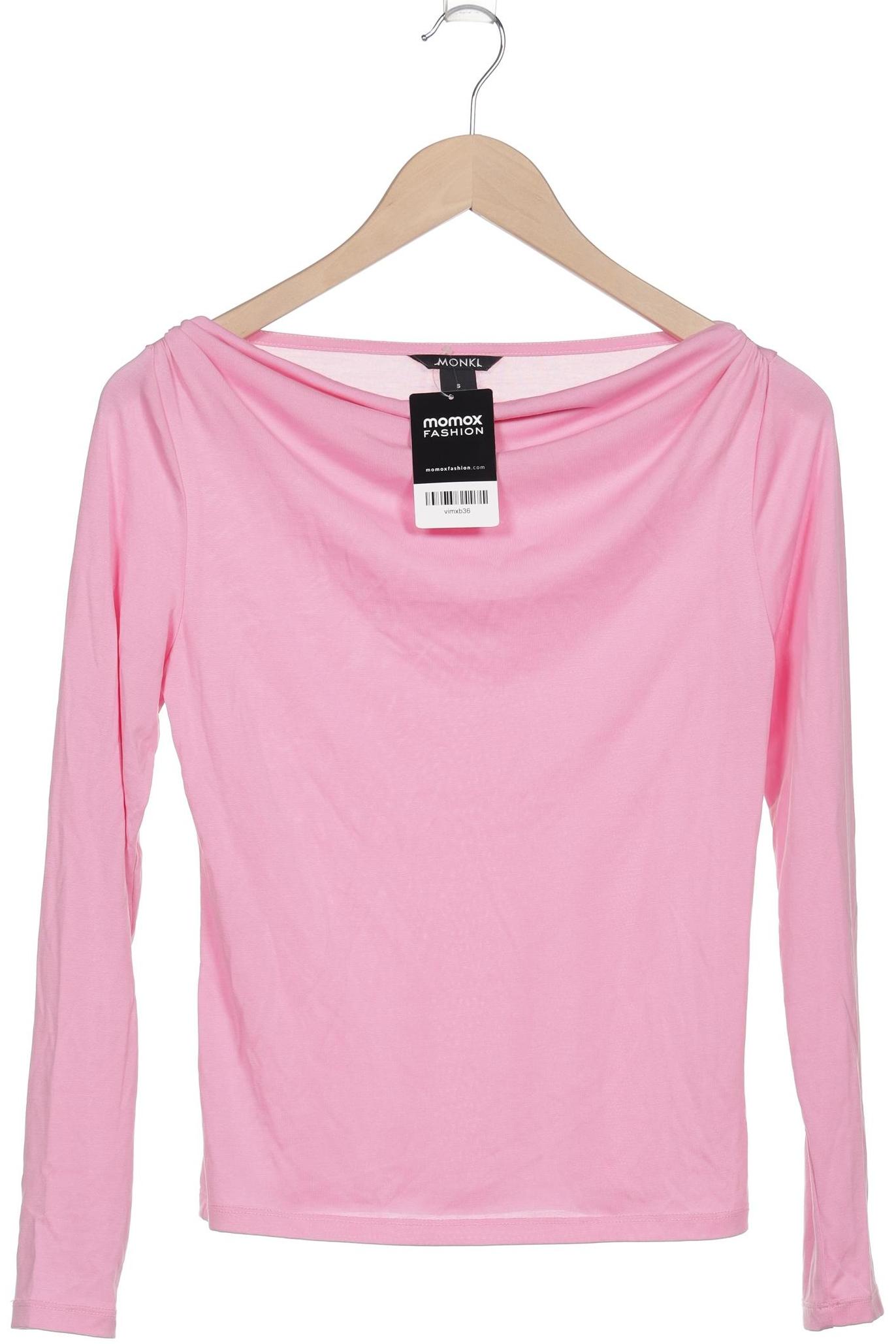 

Monki Damen Langarmshirt, pink, Gr. 36