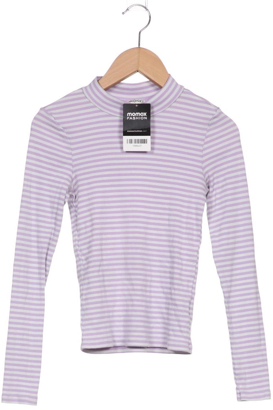 

Monki Damen Langarmshirt, flieder, Gr. 32