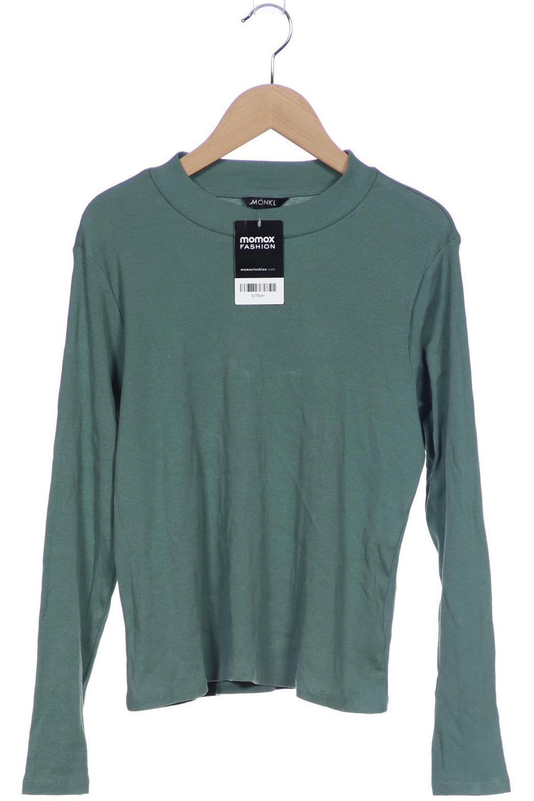 

Monki Damen Langarmshirt, grün, Gr. 42