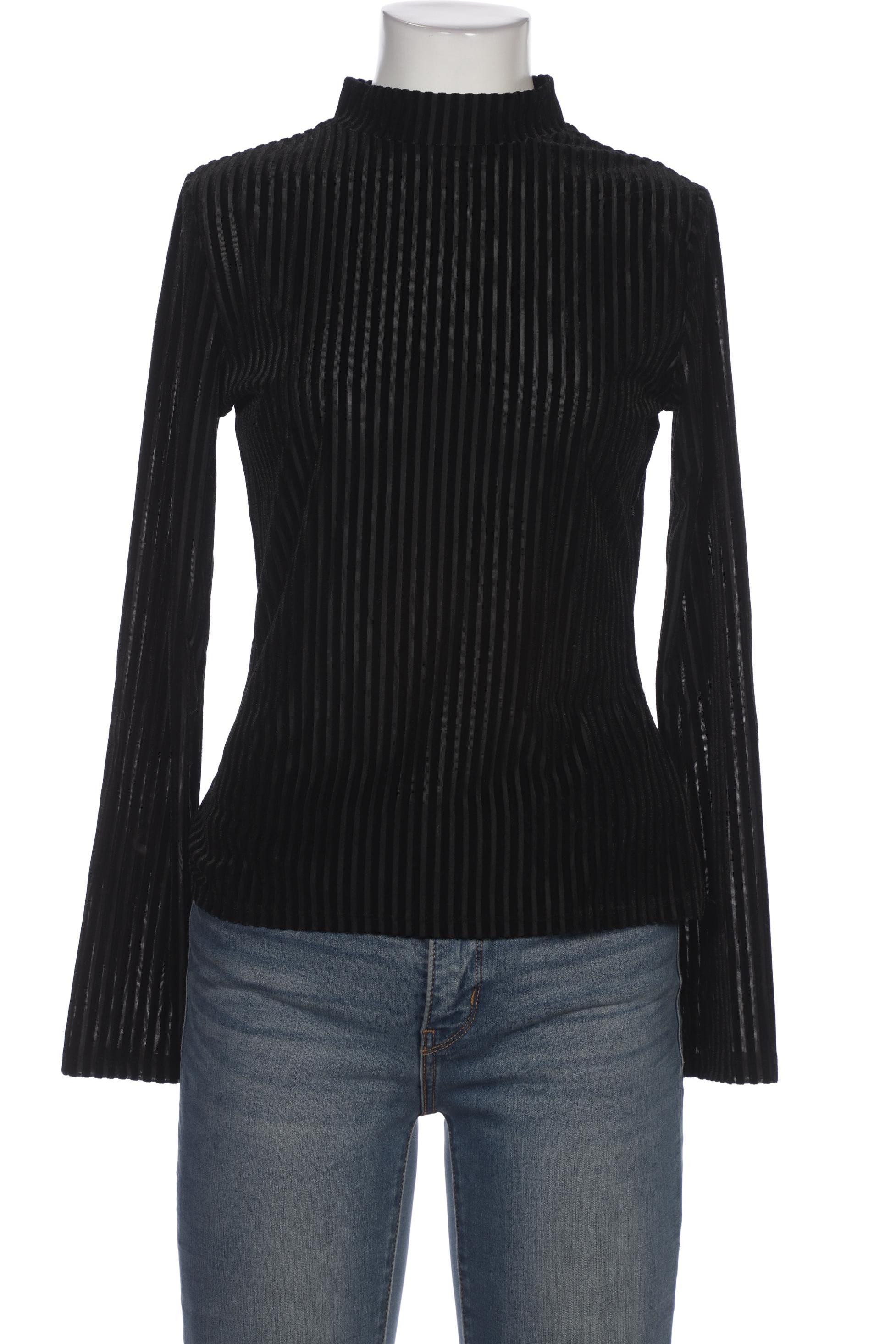 

Monki Damen Langarmshirt, schwarz, Gr. 36