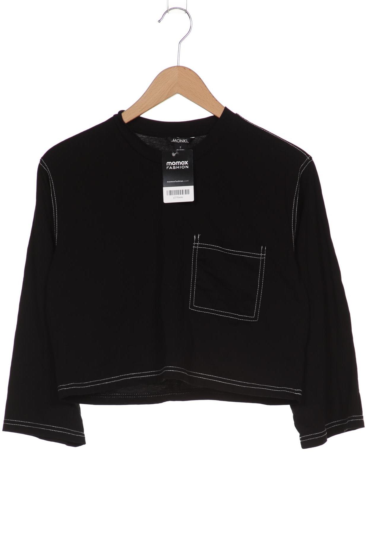 

MONKI Damen Langarmshirt, schwarz