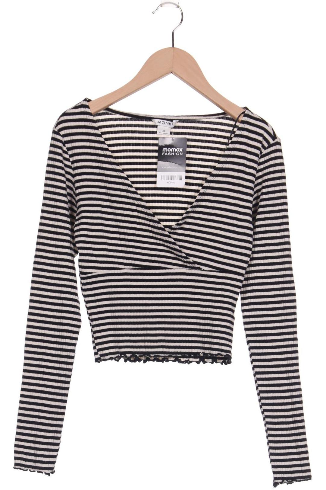 

MONKI Damen Langarmshirt, schwarz