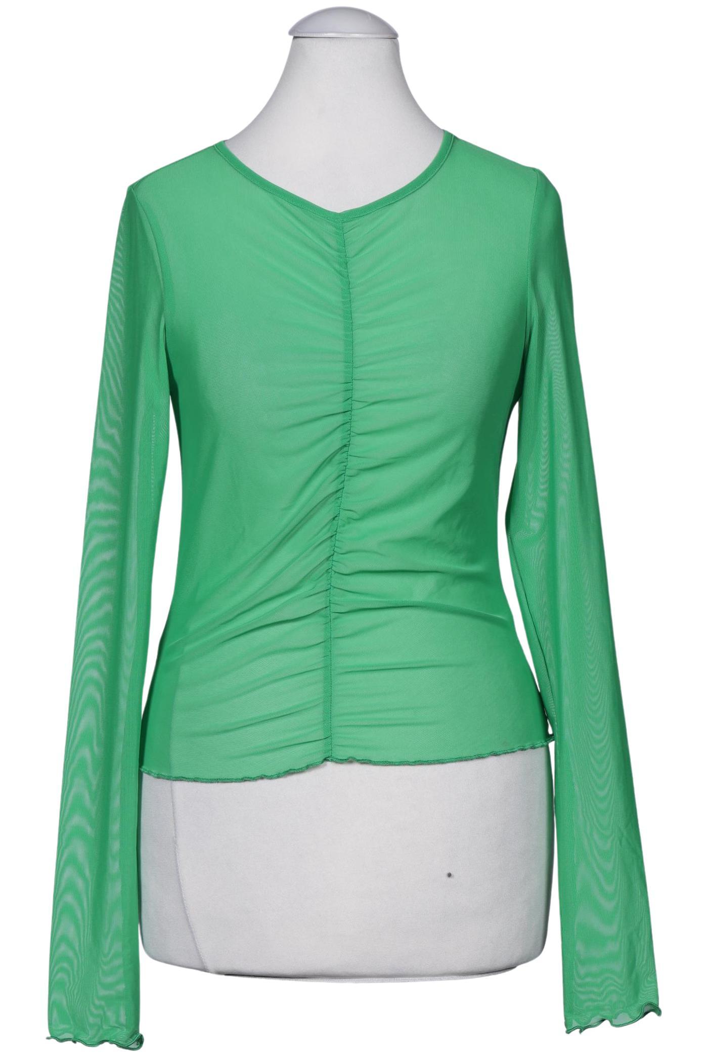 

Monki Damen Langarmshirt, grün, Gr. 36