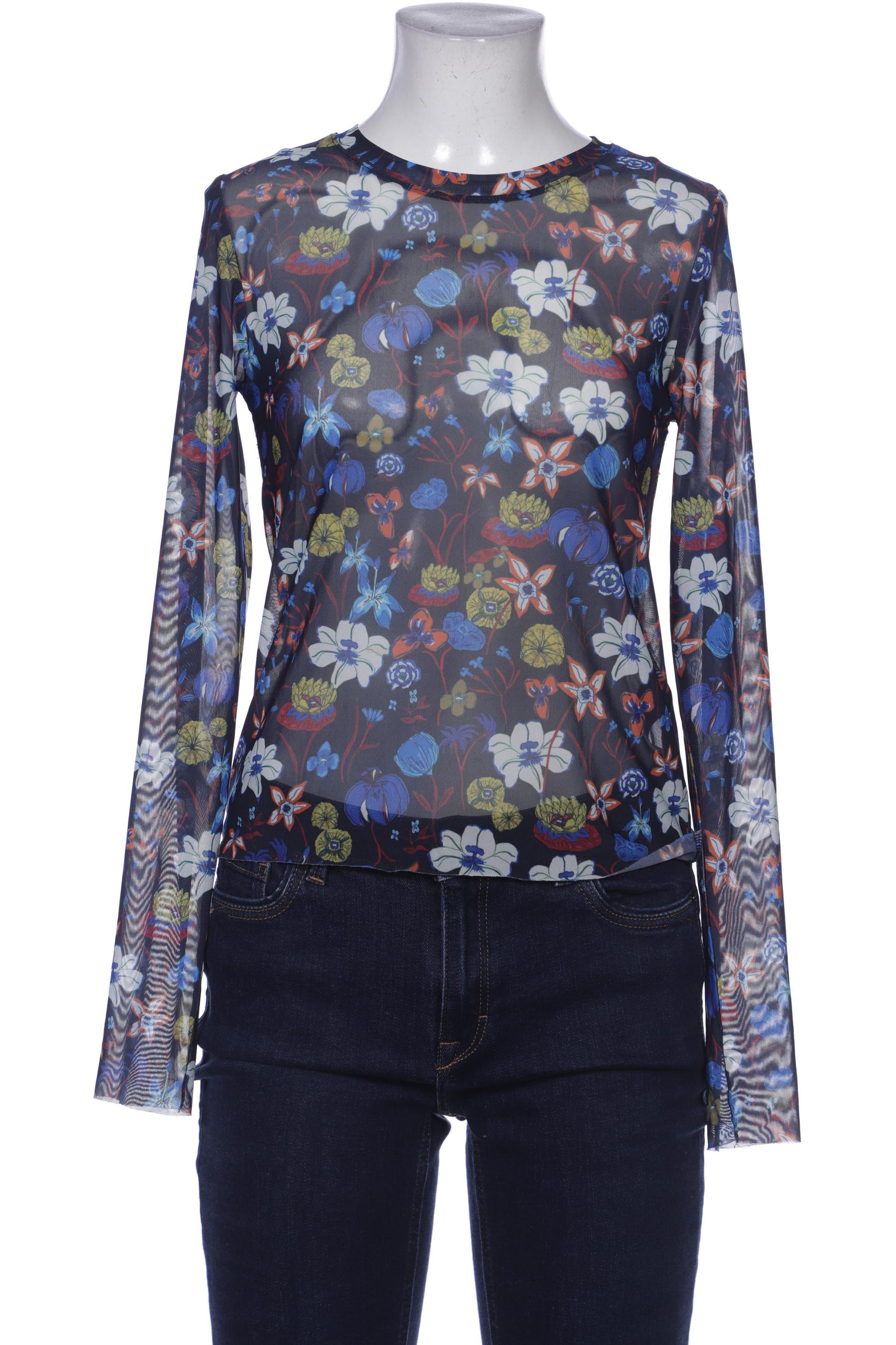 

Monki Damen Langarmshirt, marineblau, Gr. 36
