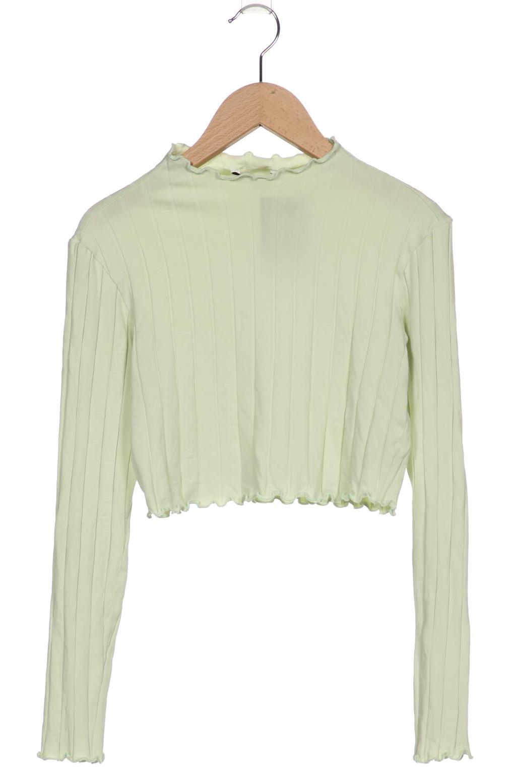 

Monki Damen Langarmshirt, hellgrün, Gr. 36