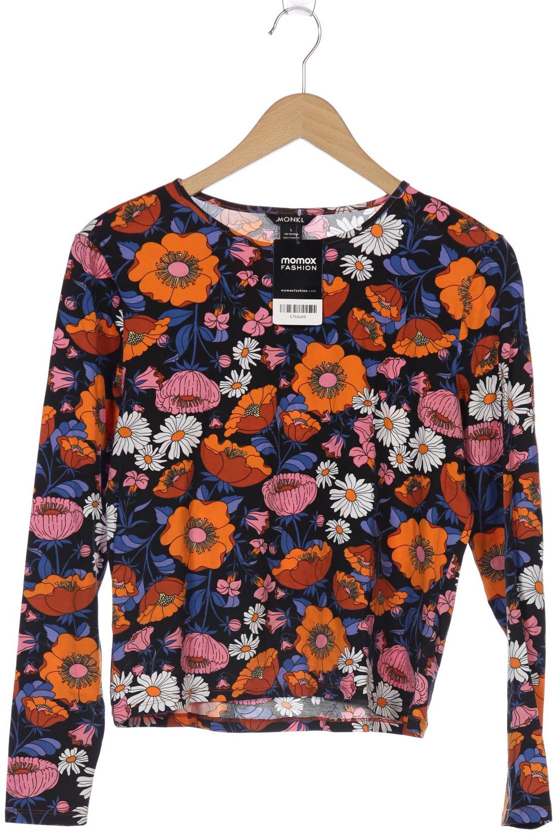 

MONKI Damen Langarmshirt, schwarz