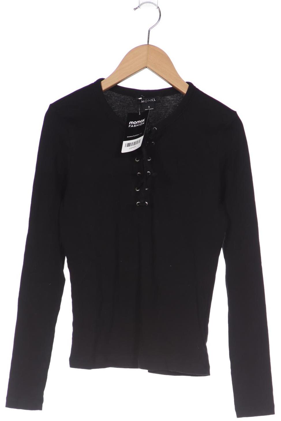 

MONKI Damen Langarmshirt, schwarz