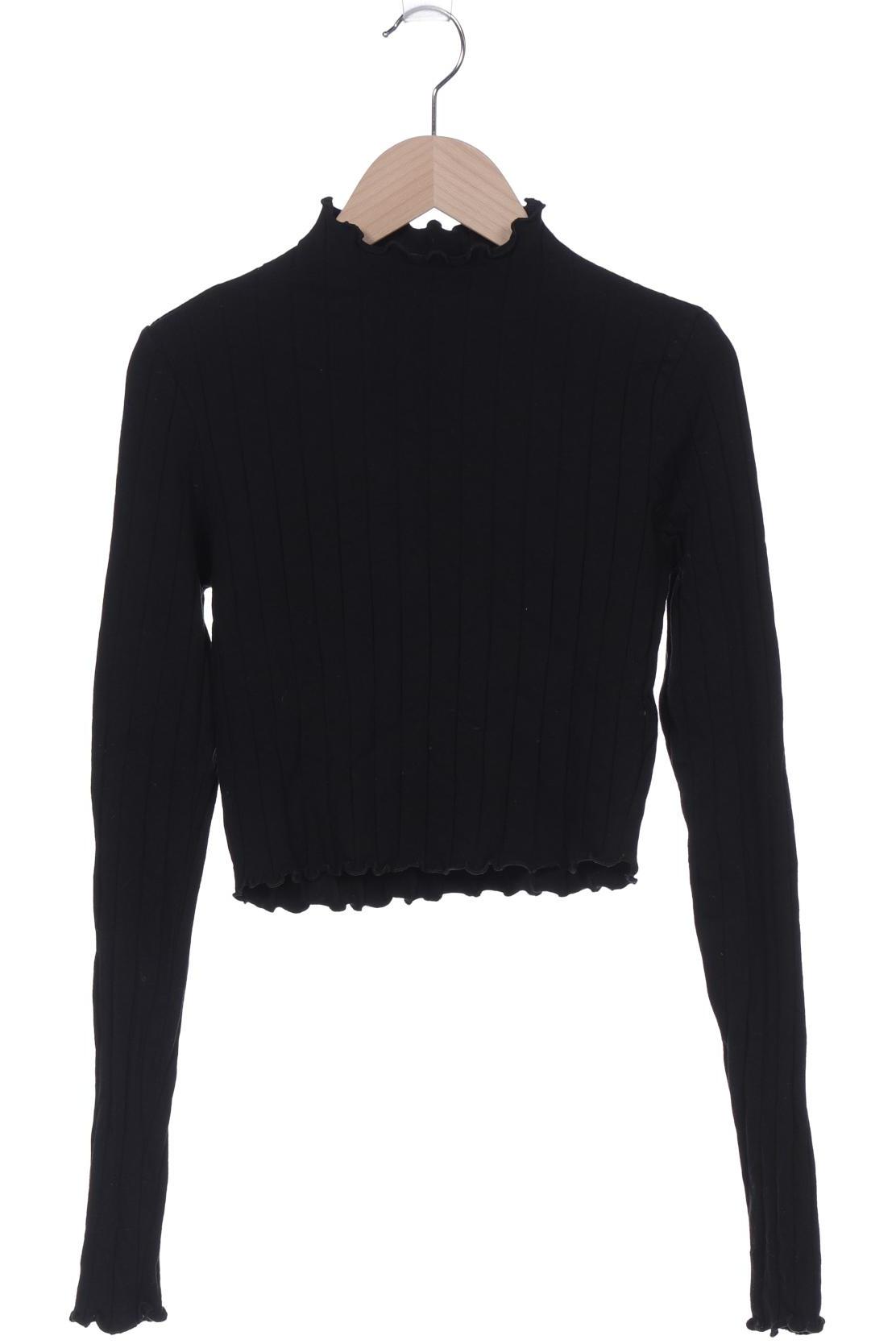 

Monki Damen Langarmshirt, schwarz, Gr. 36
