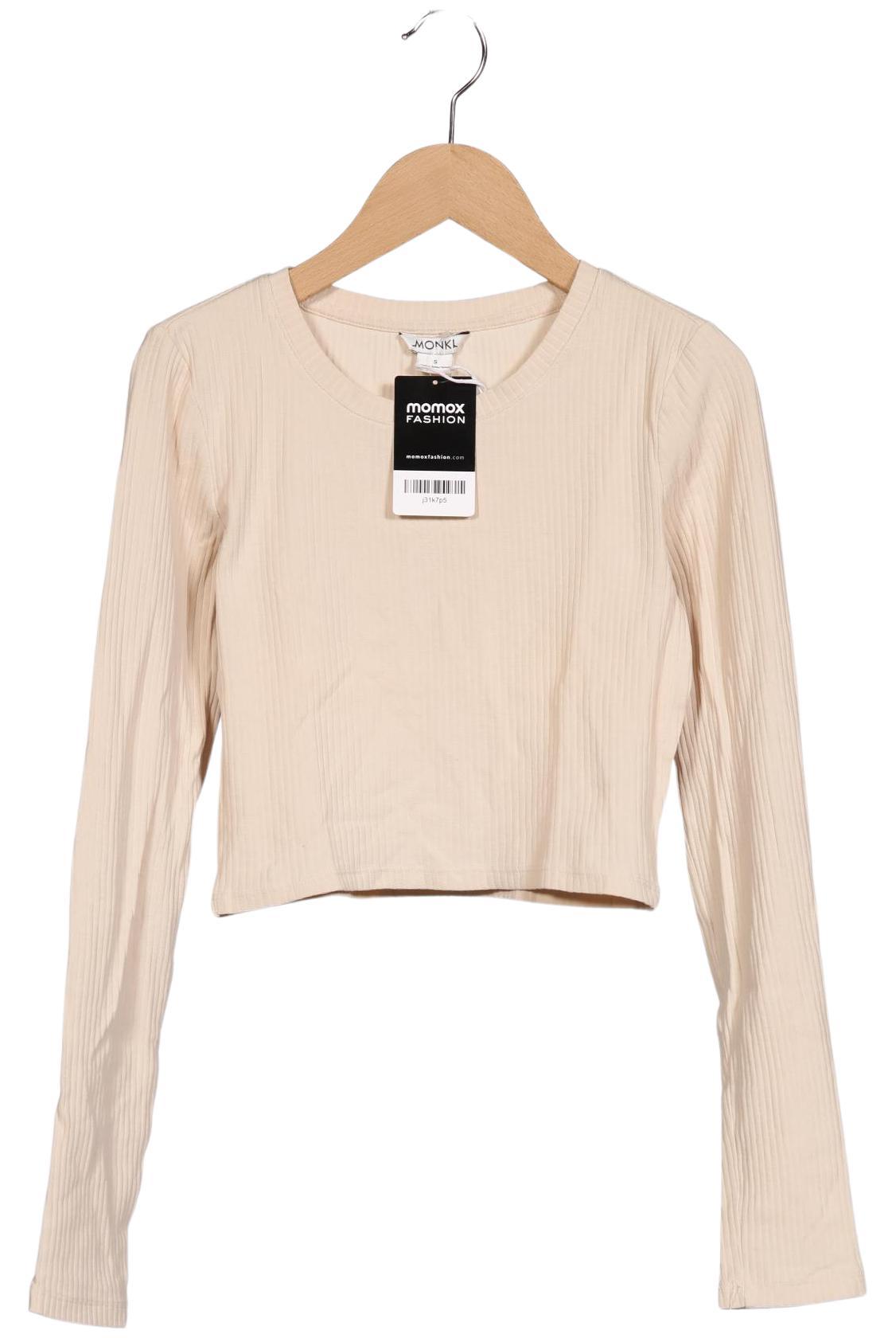 

Monki Damen Langarmshirt, beige, Gr. 36