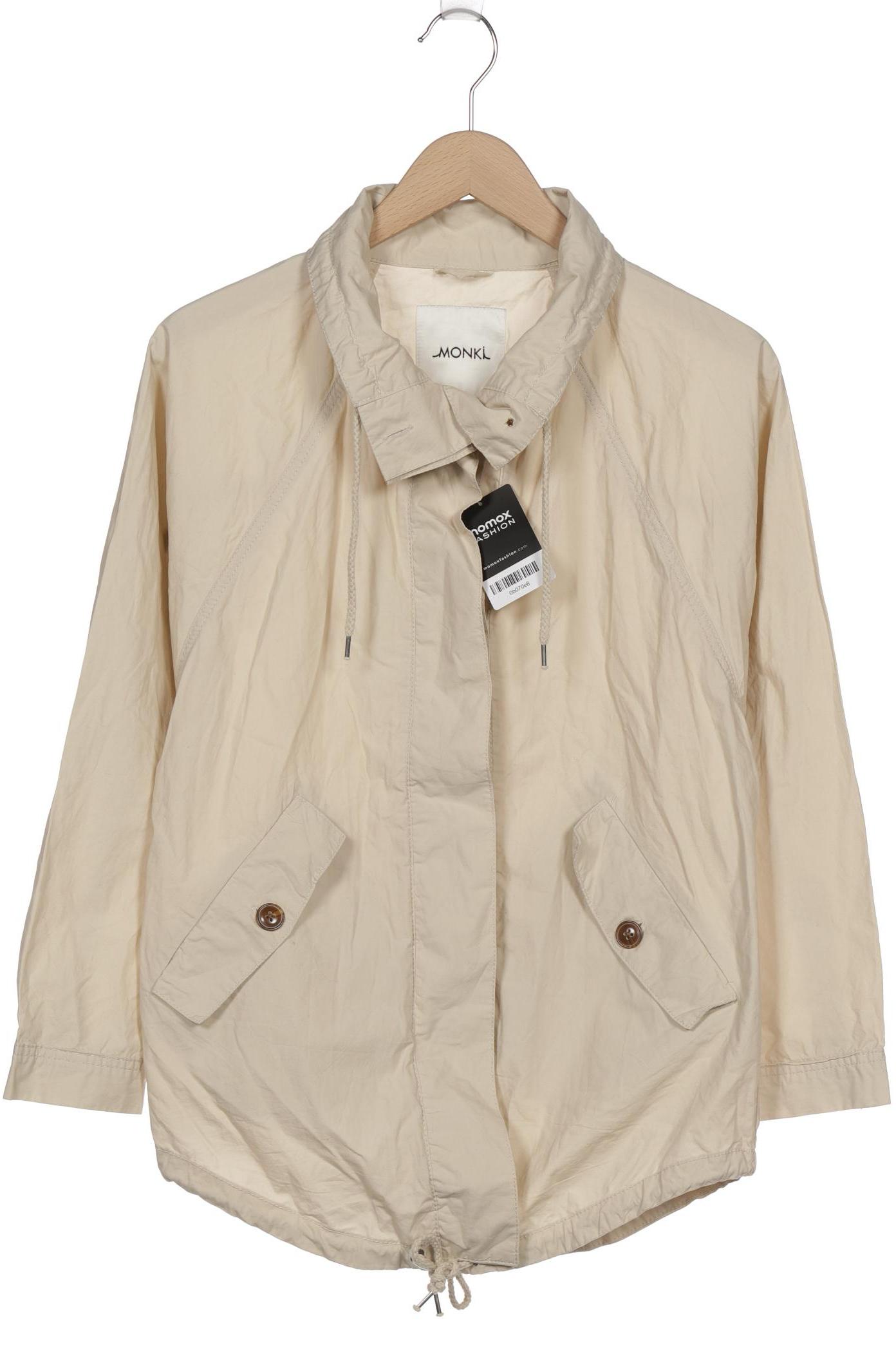

MONKI Damen Mantel, cremeweiß