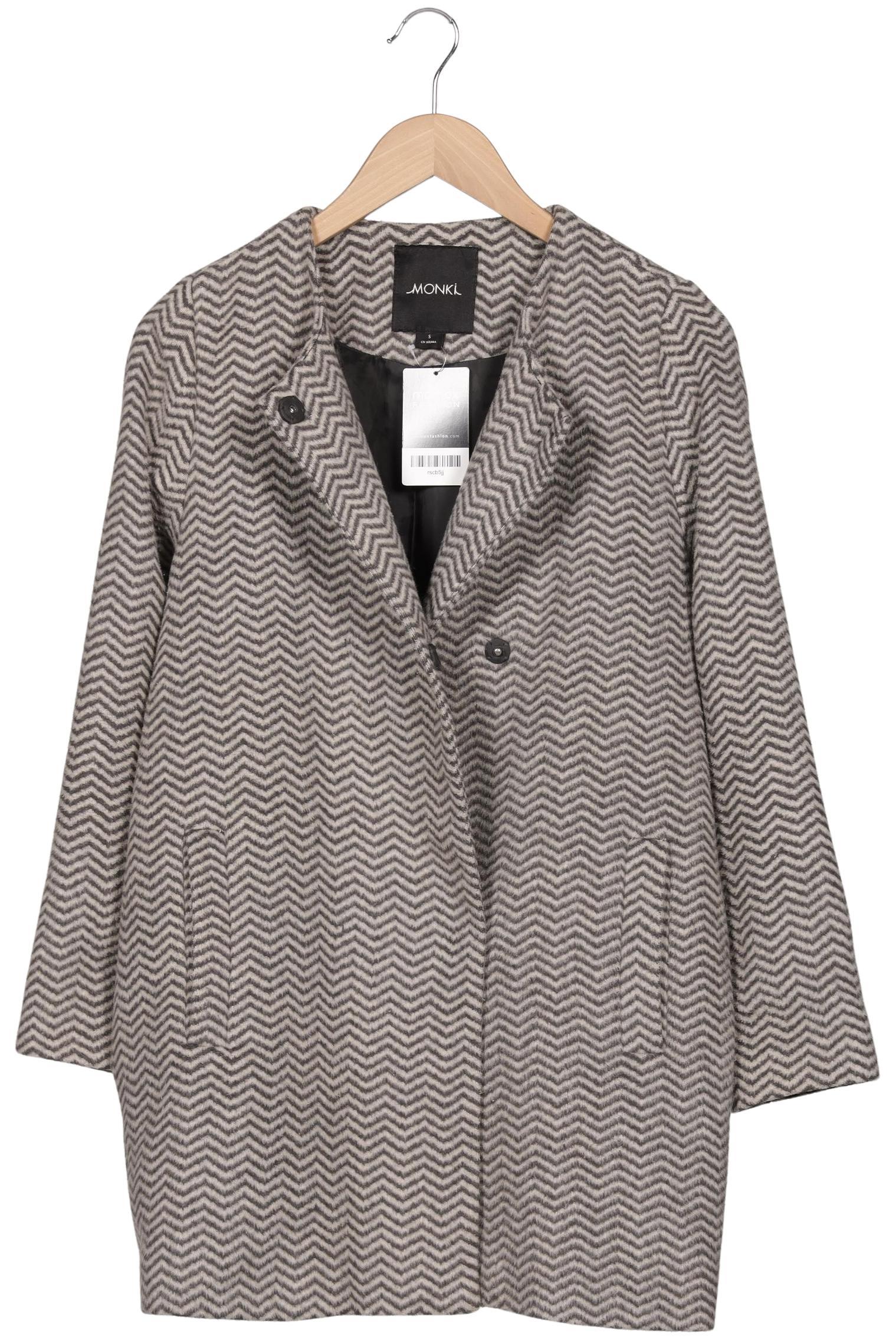 

Monki Damen Mantel, grau, Gr. 36