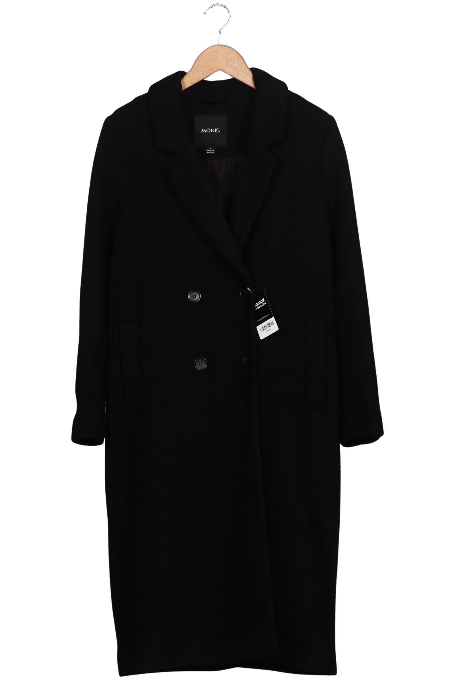 

Monki Damen Mantel, schwarz, Gr. 36