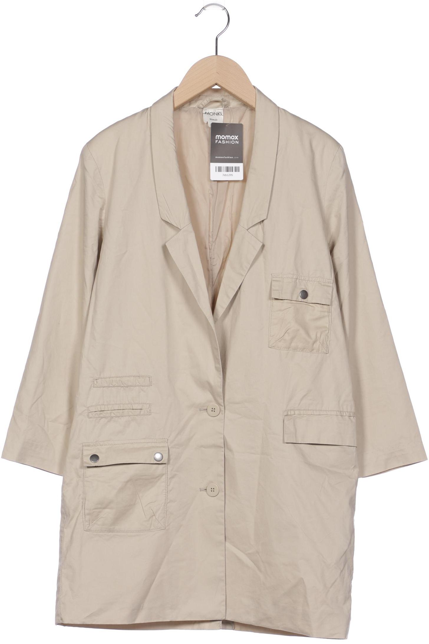 

Monki Damen Mantel, beige, Gr. 34