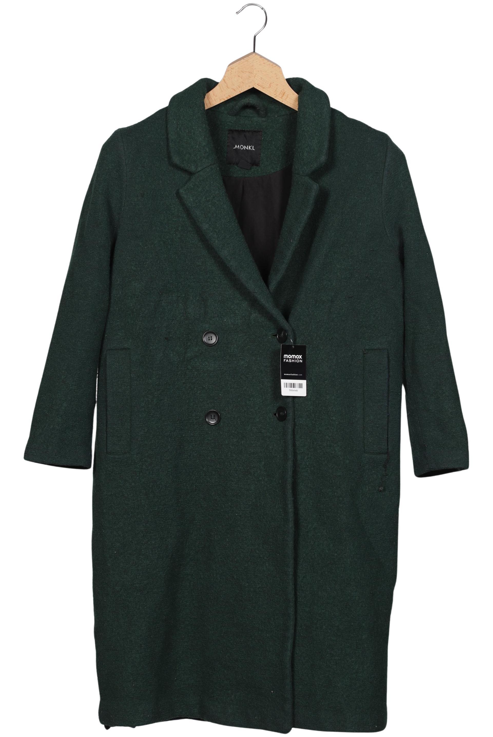 

Monki Damen Mantel, grün, Gr. 44