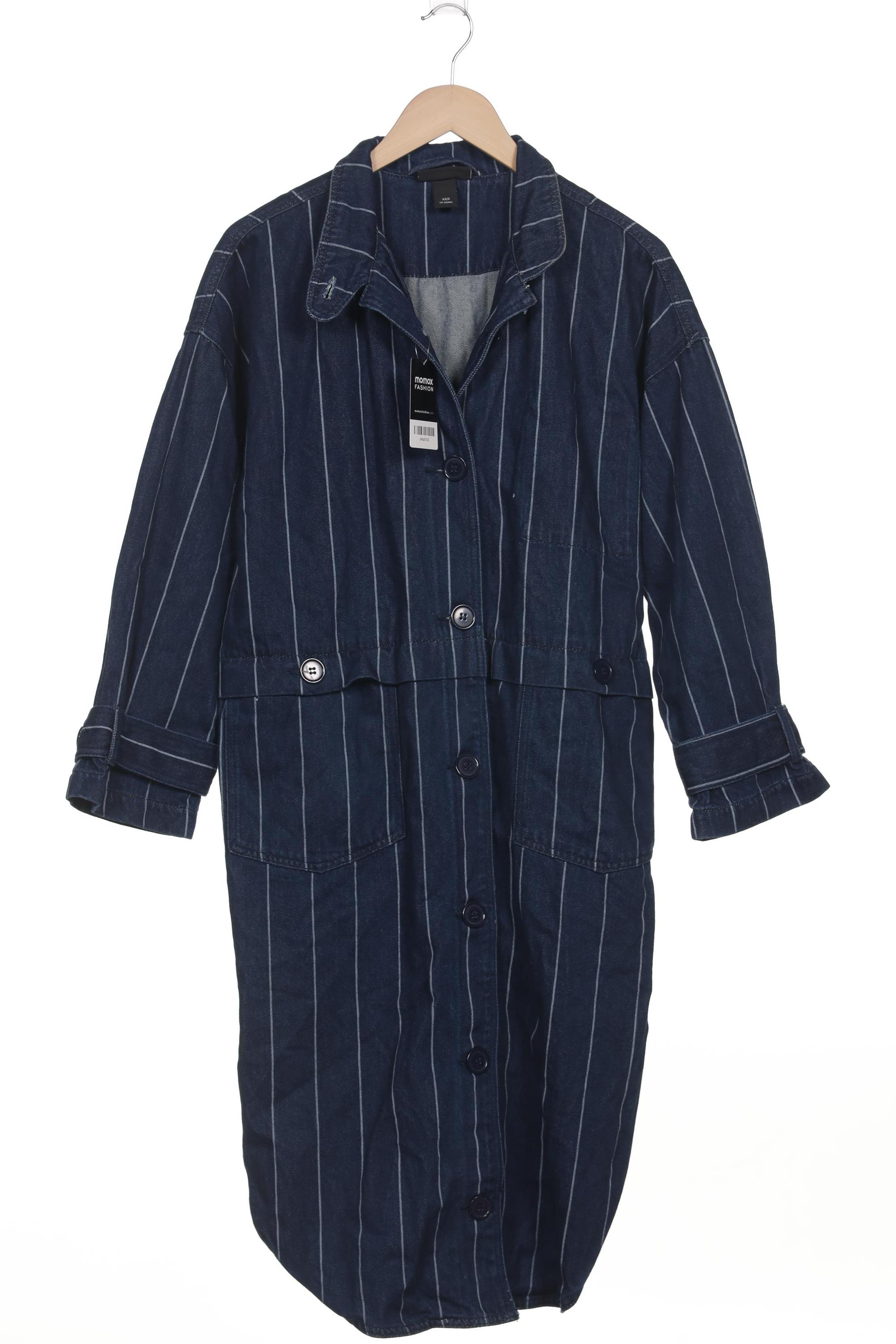 

Monki Damen Mantel, blau, Gr. 34