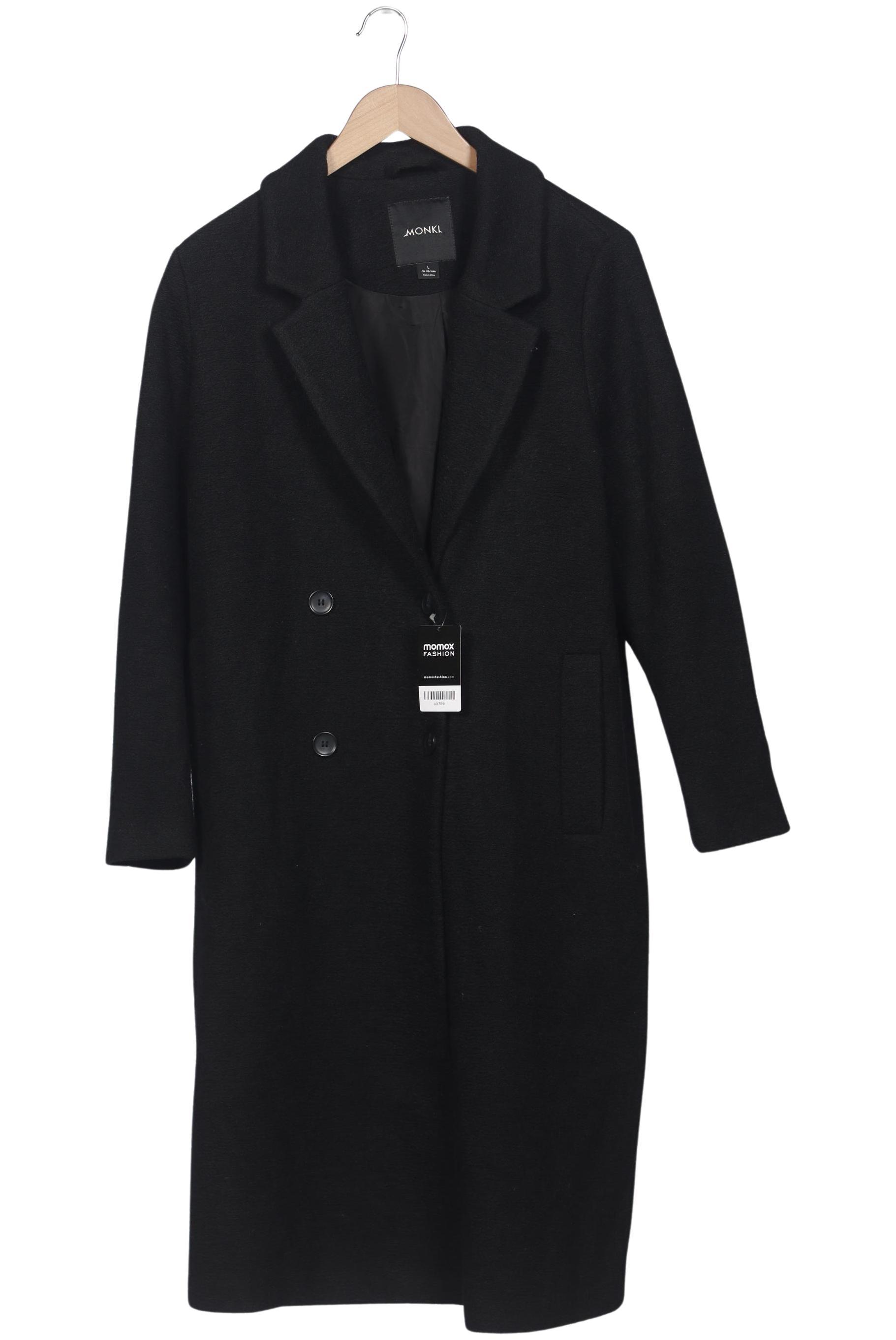 

Monki Damen Mantel, schwarz, Gr. 42