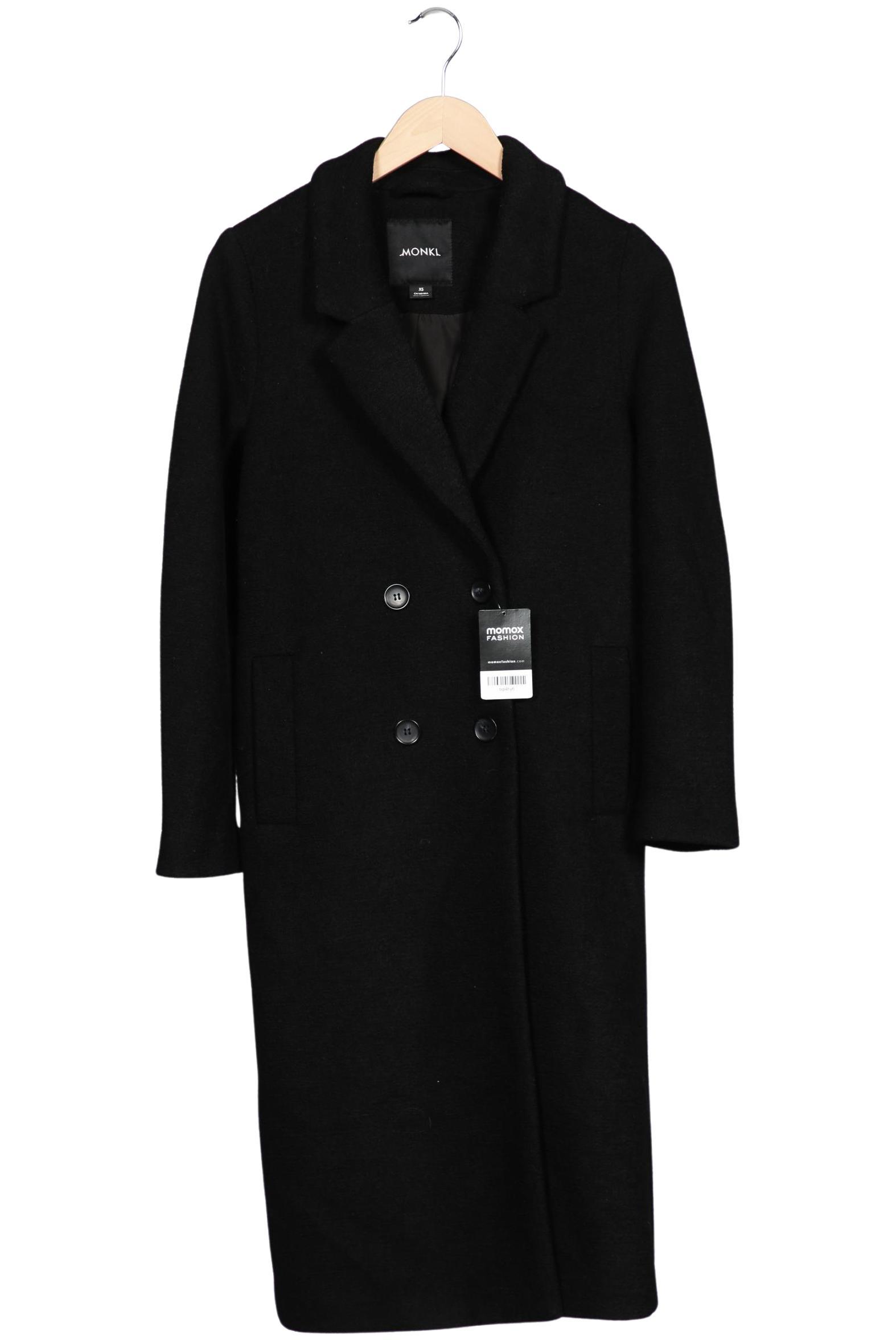 

Monki Damen Mantel, schwarz, Gr. 34