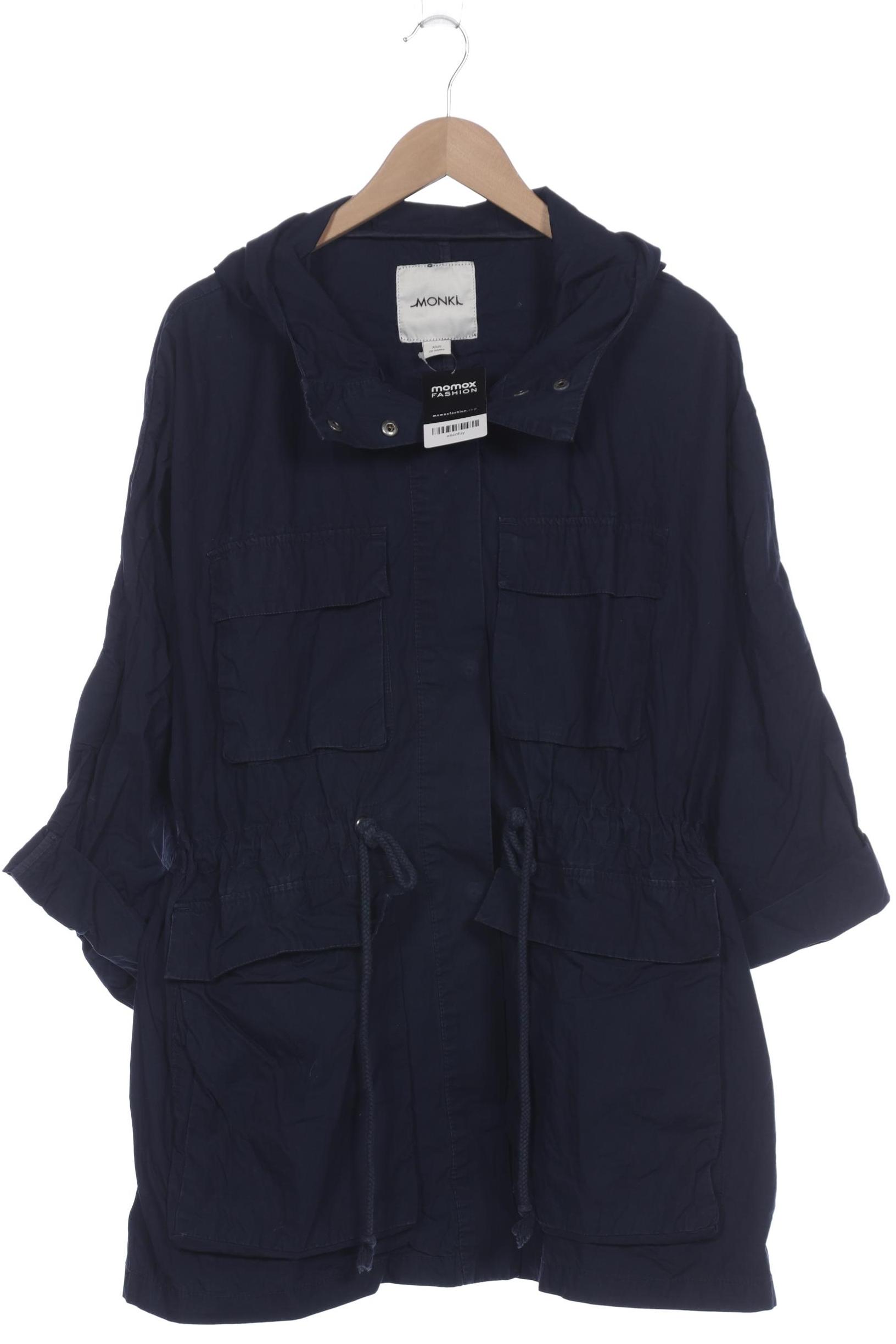 

Monki Damen Mantel, marineblau, Gr. 34