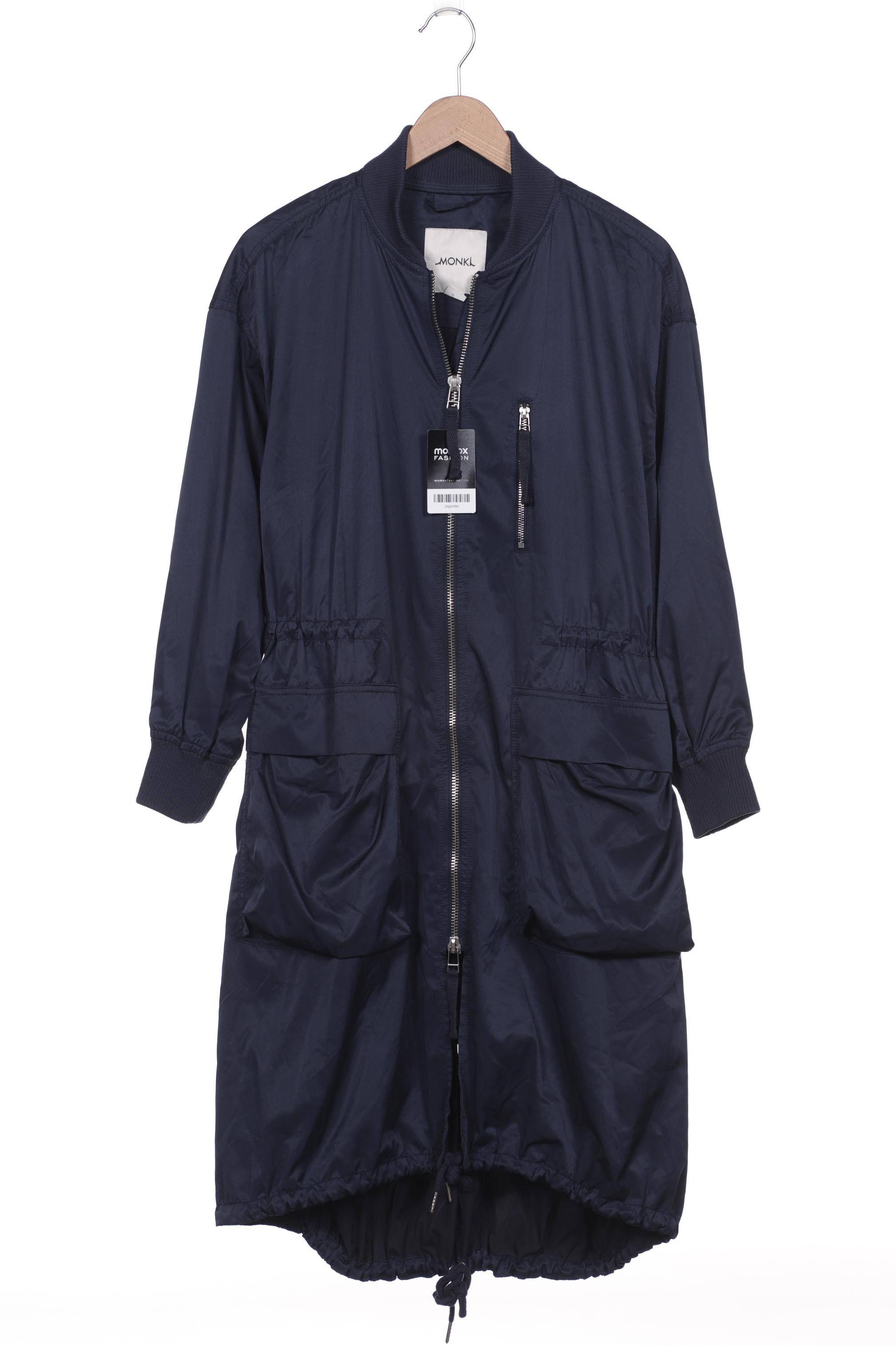 

Monki Damen Mantel, marineblau, Gr. 36