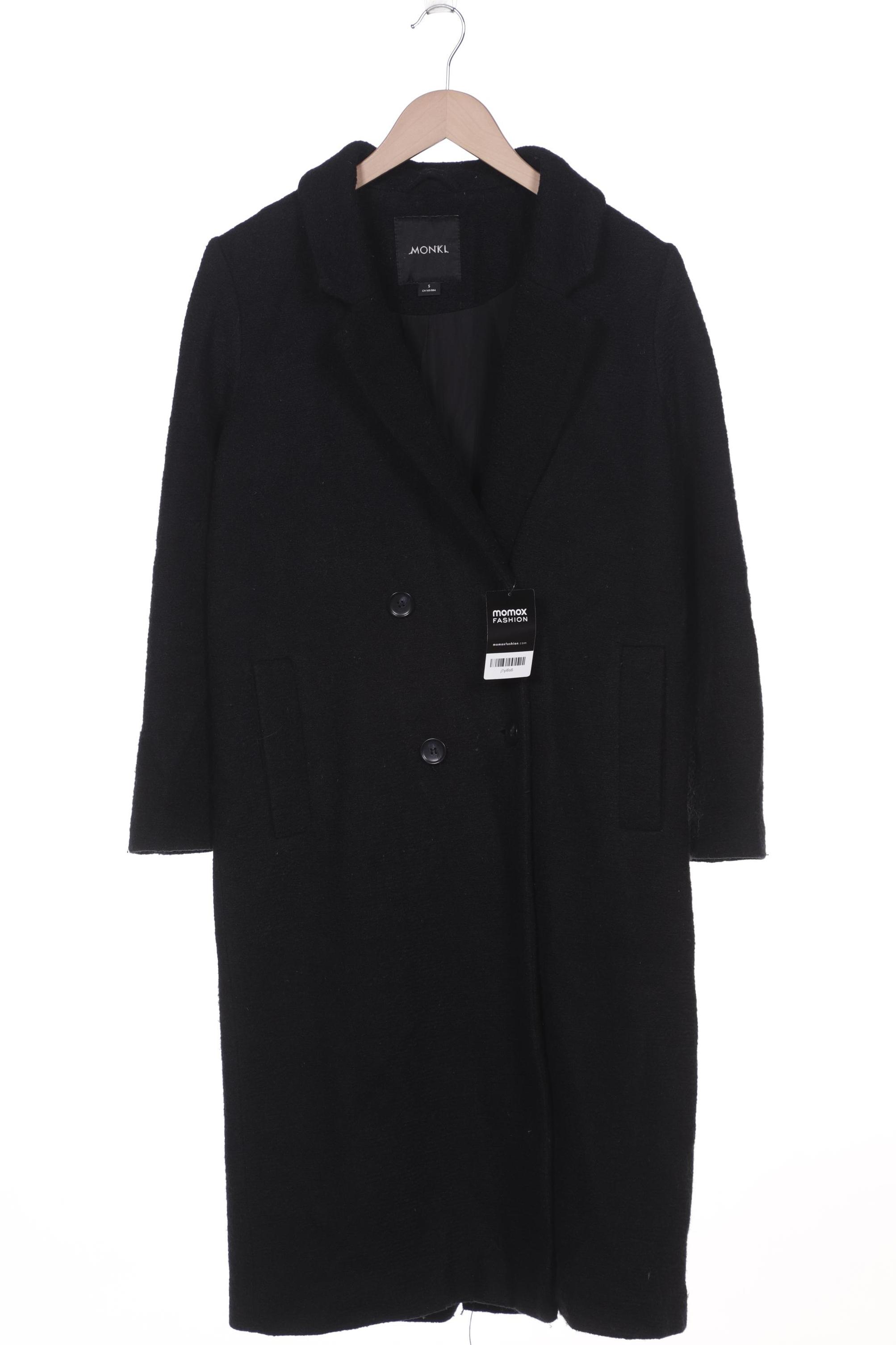 

MONKI Damen Mantel, schwarz