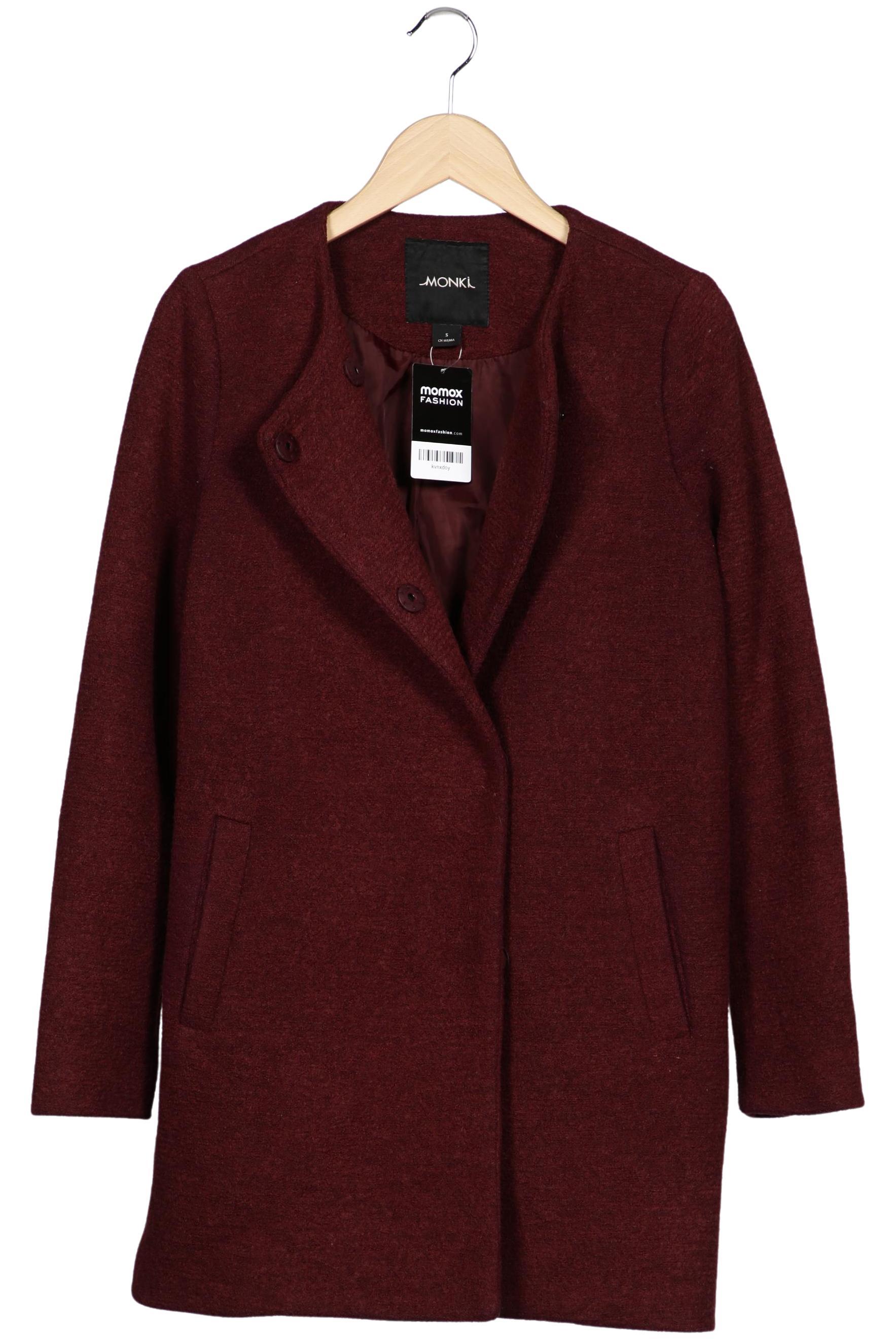 

Monki Damen Mantel, bordeaux, Gr. 36