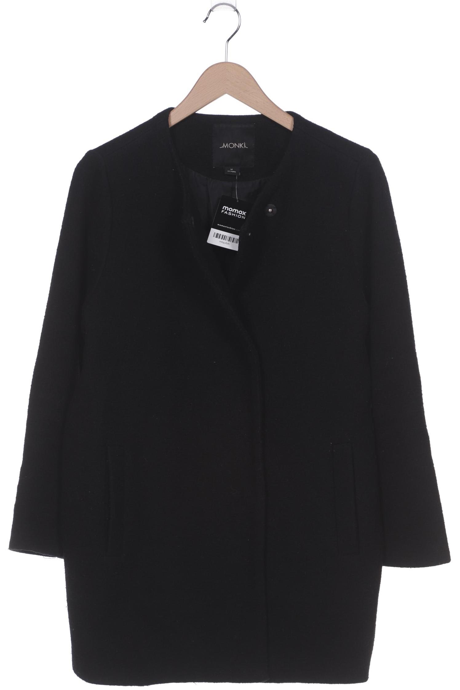 

Monki Damen Mantel, schwarz, Gr. 38