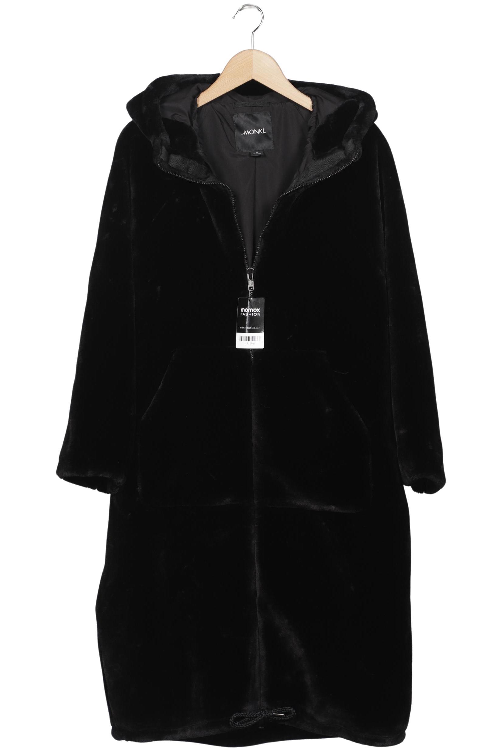 

Monki Damen Mantel, schwarz, Gr. 38
