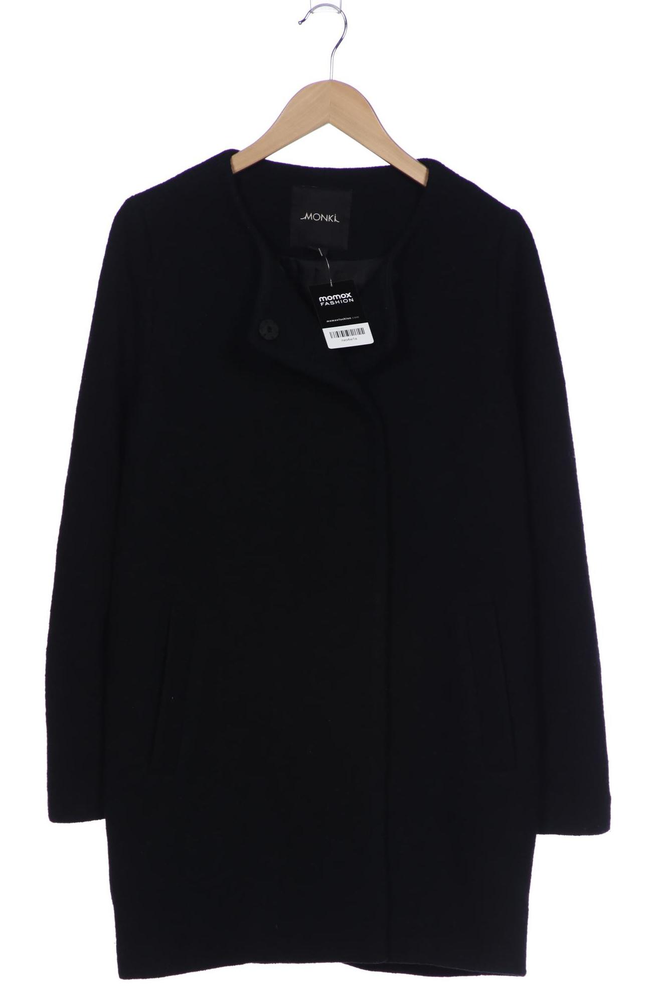 

Monki Damen Mantel, schwarz, Gr. 38