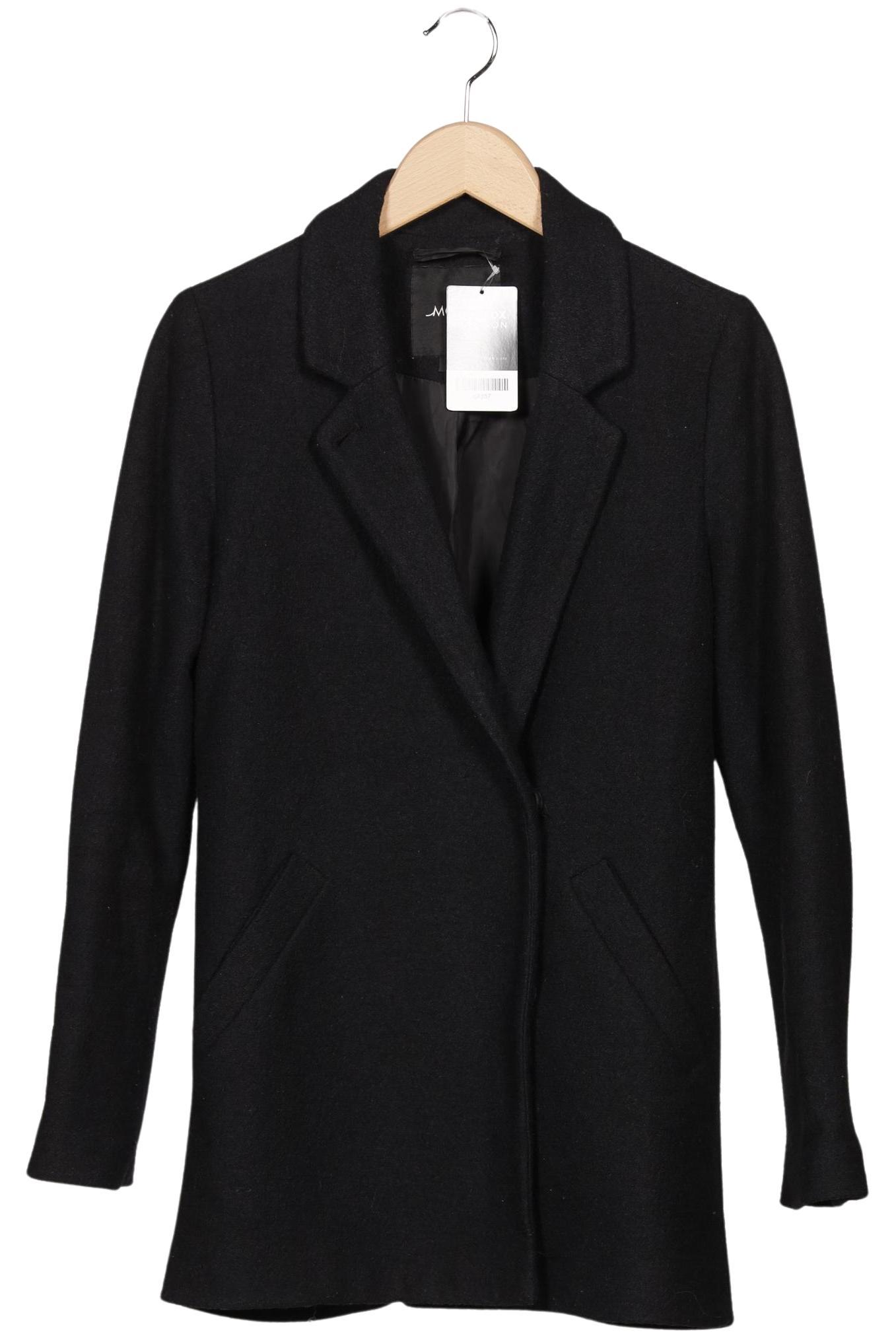 

Monki Damen Mantel, schwarz, Gr. 34