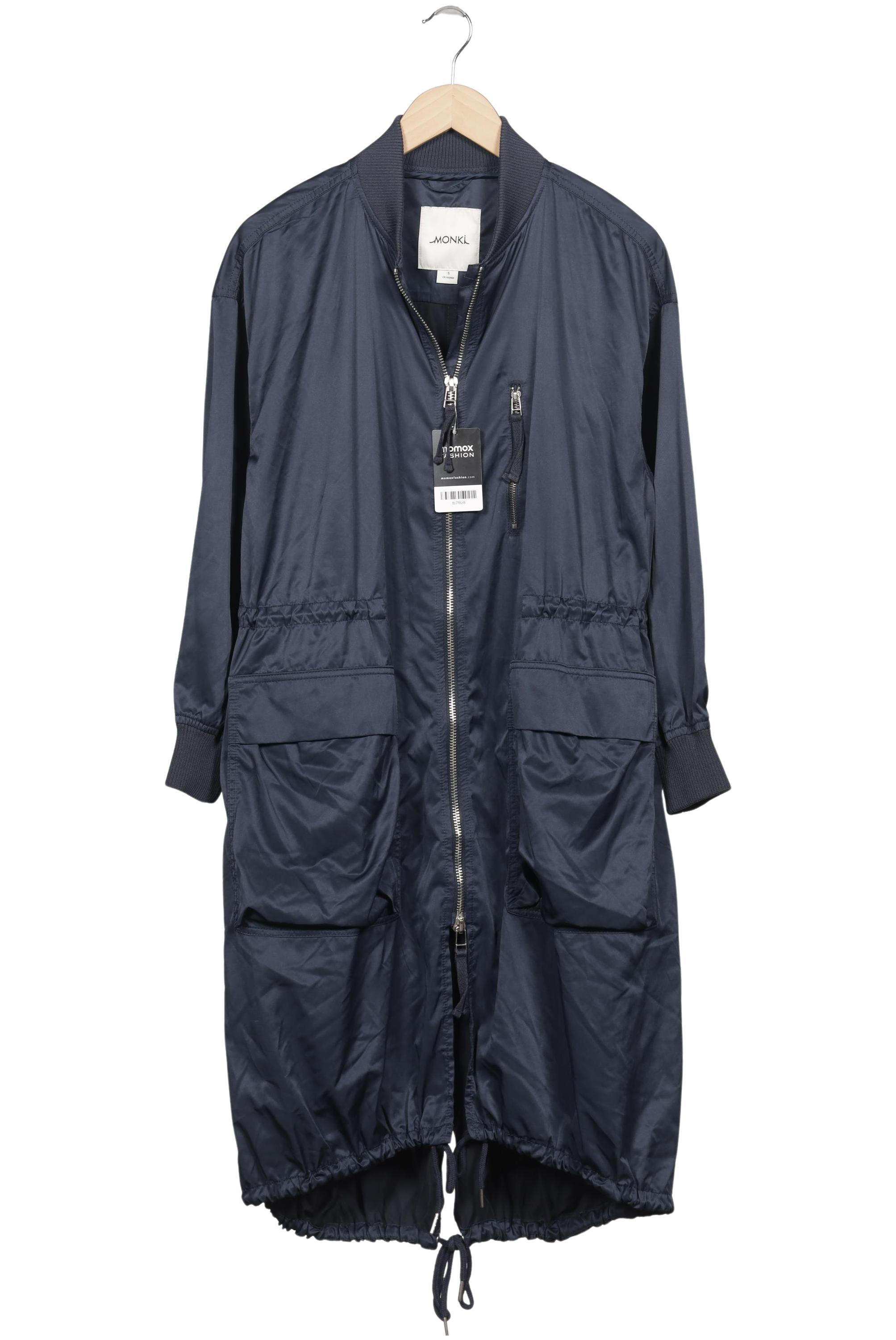 

Monki Damen Mantel, marineblau, Gr. 36