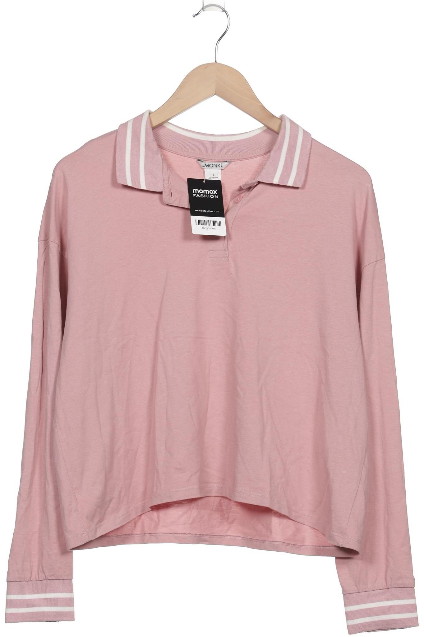 

Monki Damen Poloshirt, pink, Gr. 42