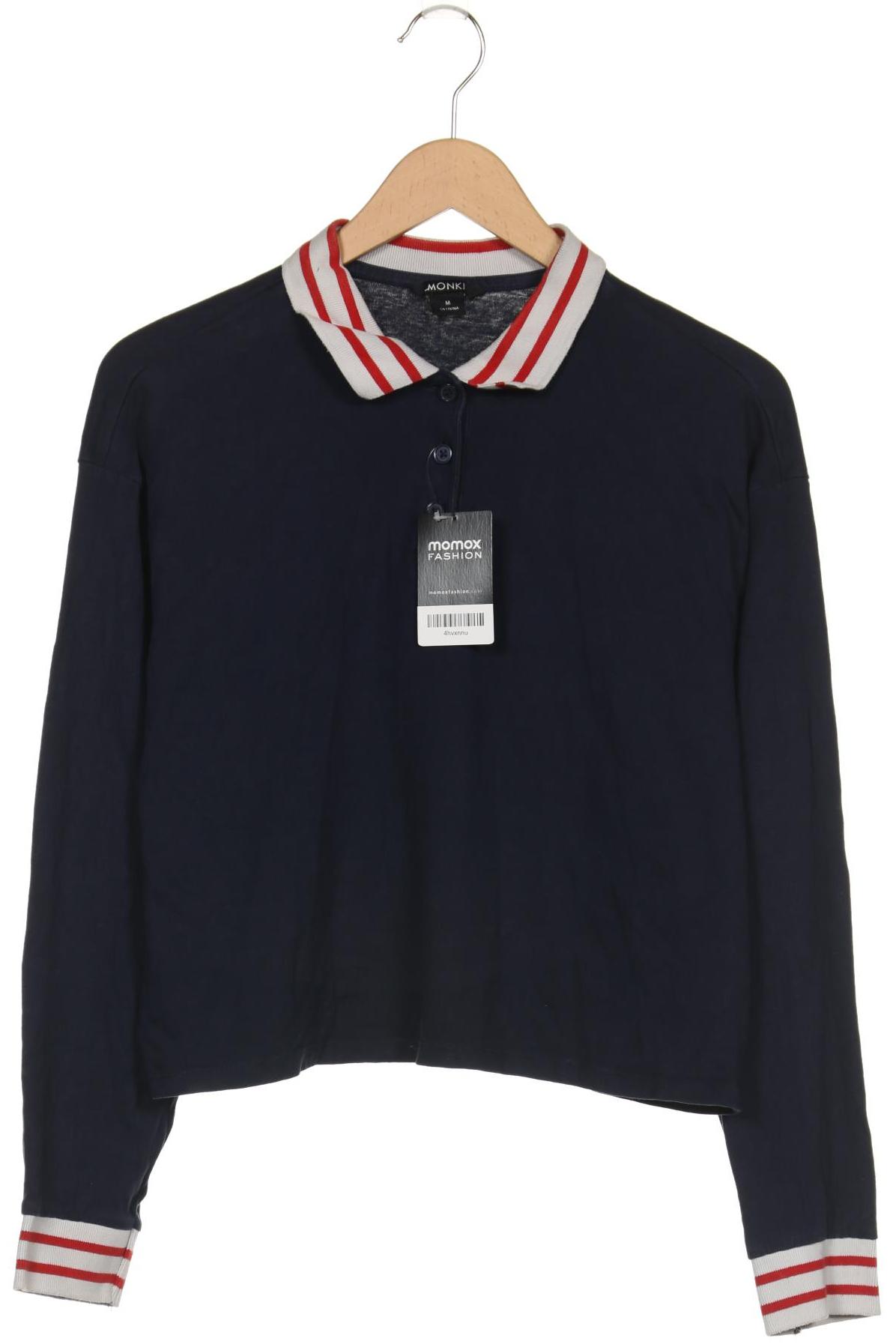 

Monki Damen Poloshirt, marineblau, Gr. 38