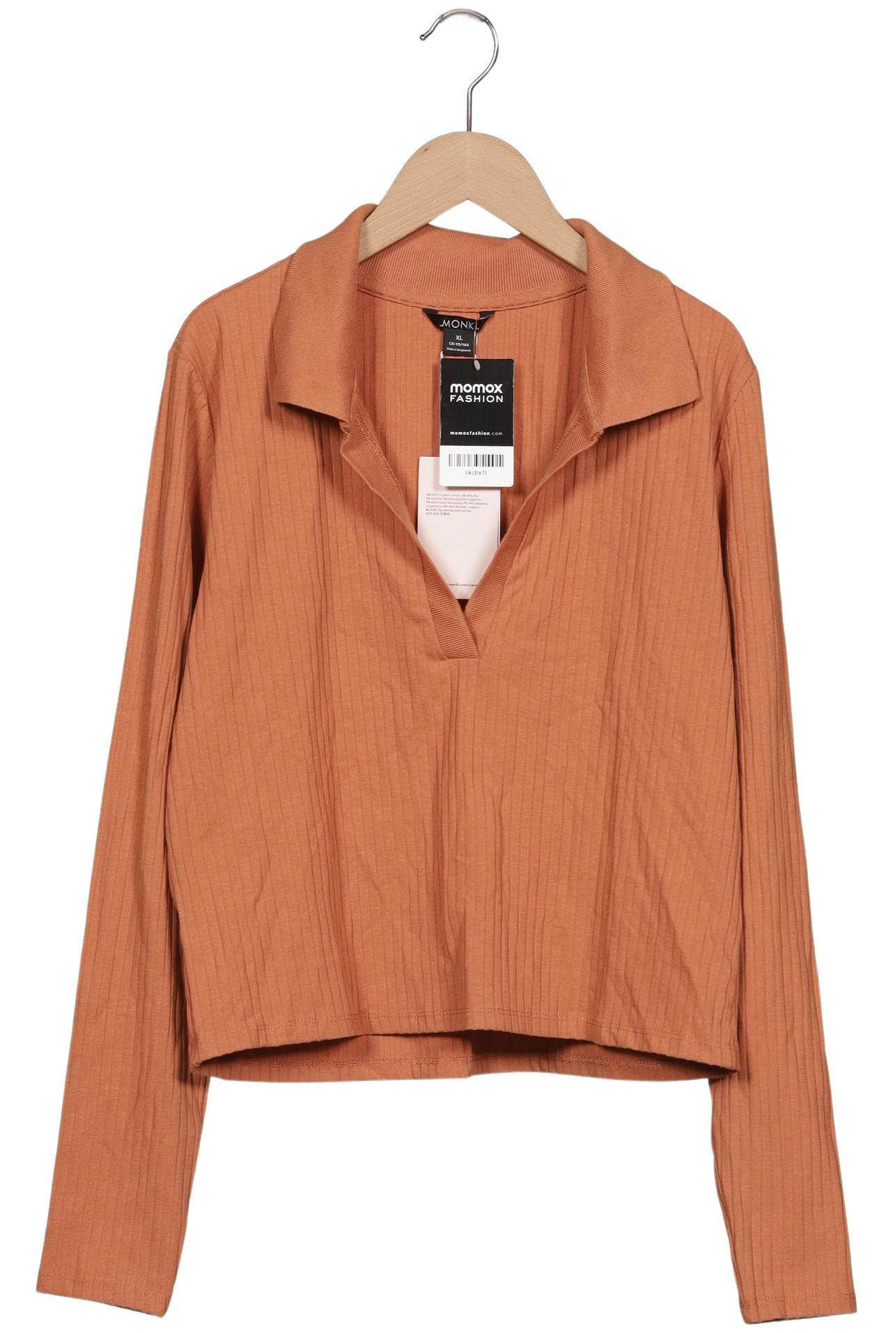 

Monki Damen Poloshirt, orange, Gr. 44