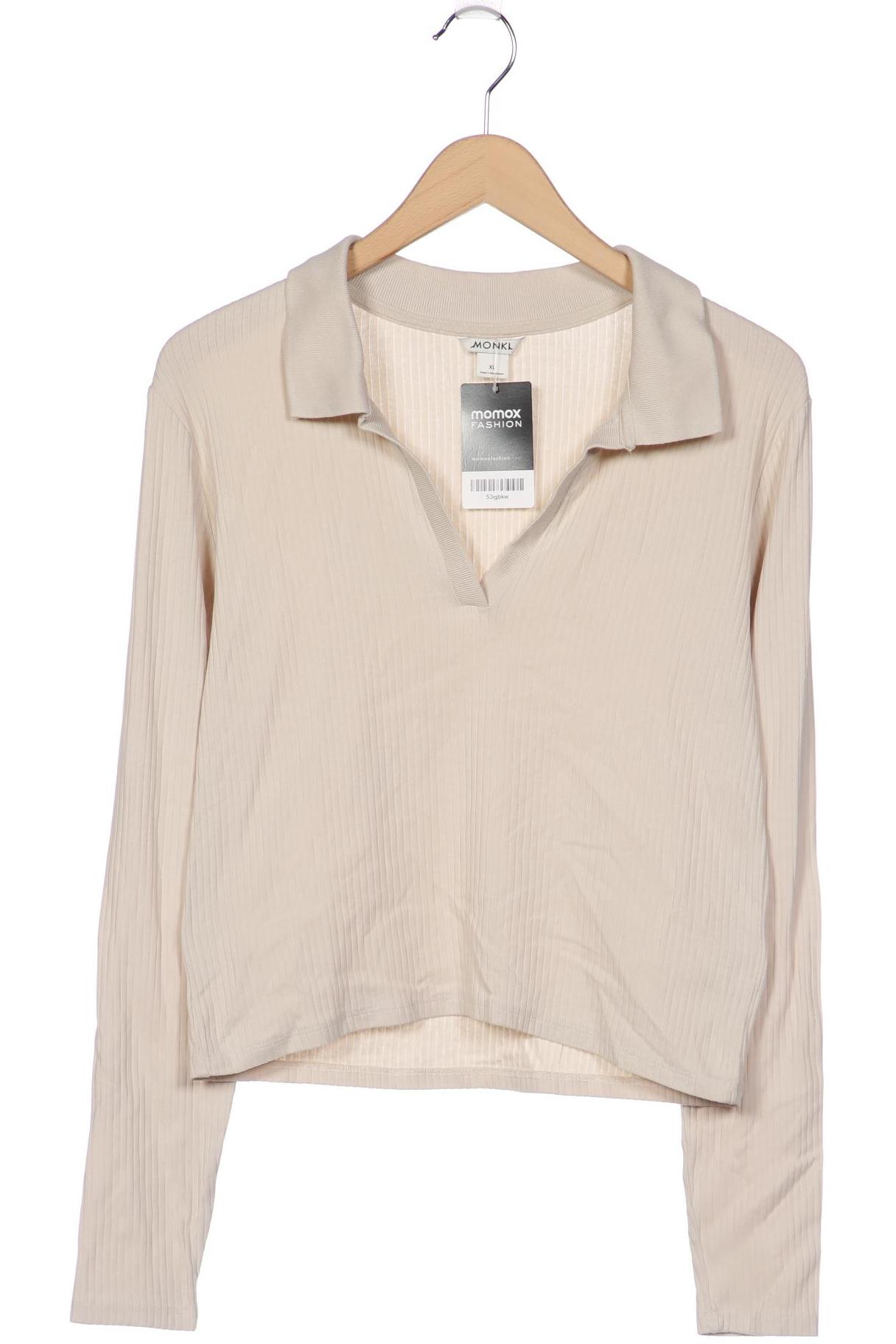 

Monki Damen Poloshirt, cremeweiß, Gr. 44