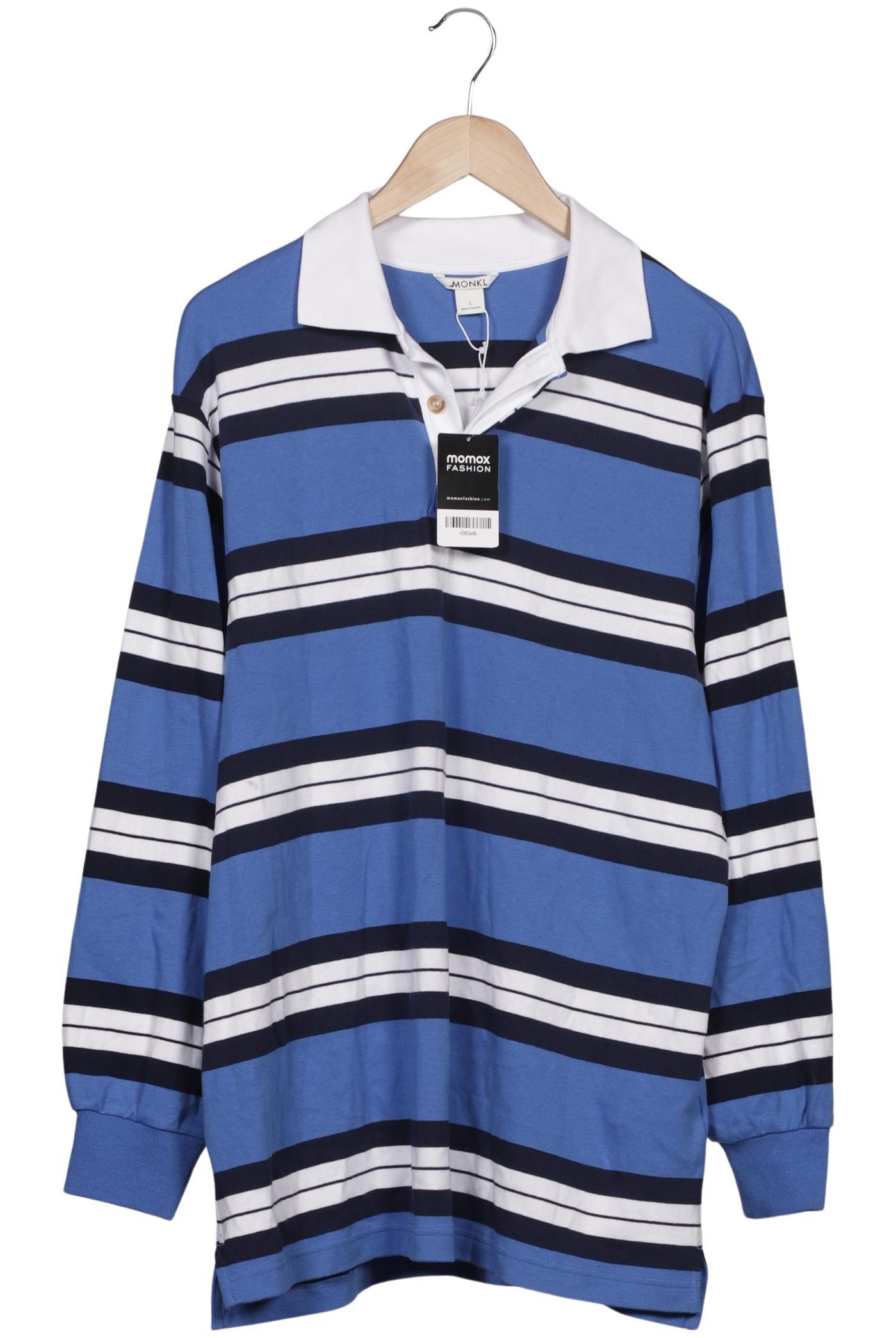 

Monki Damen Poloshirt, blau, Gr. 42