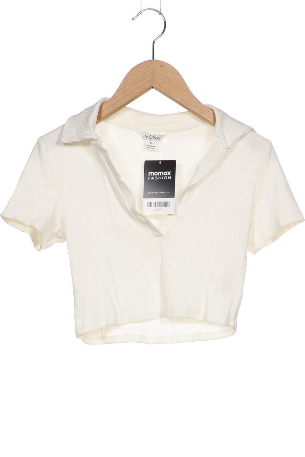 

MONKI Damen Poloshirt, weiß