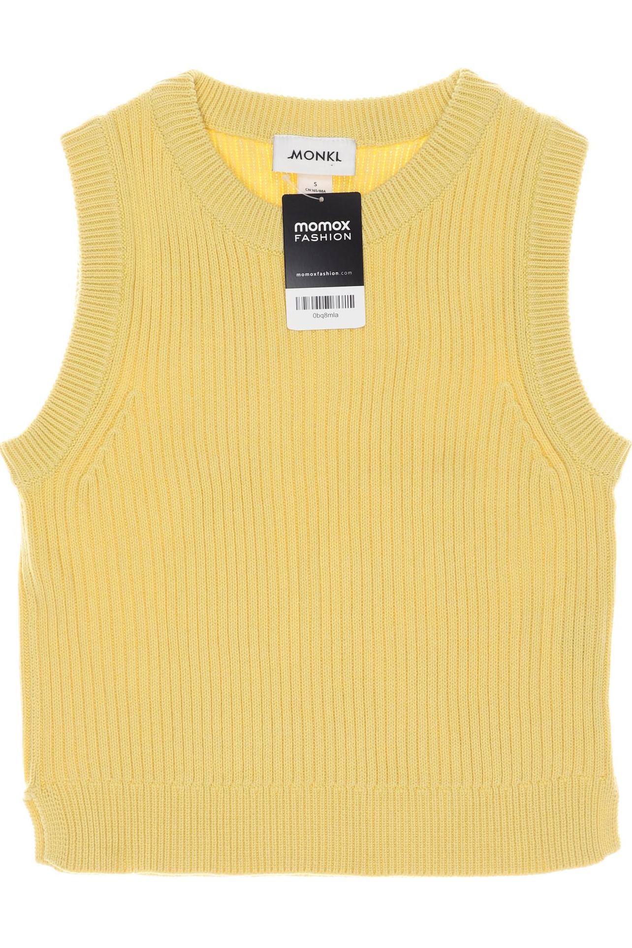 

MONKI Damen Pullover, gelb